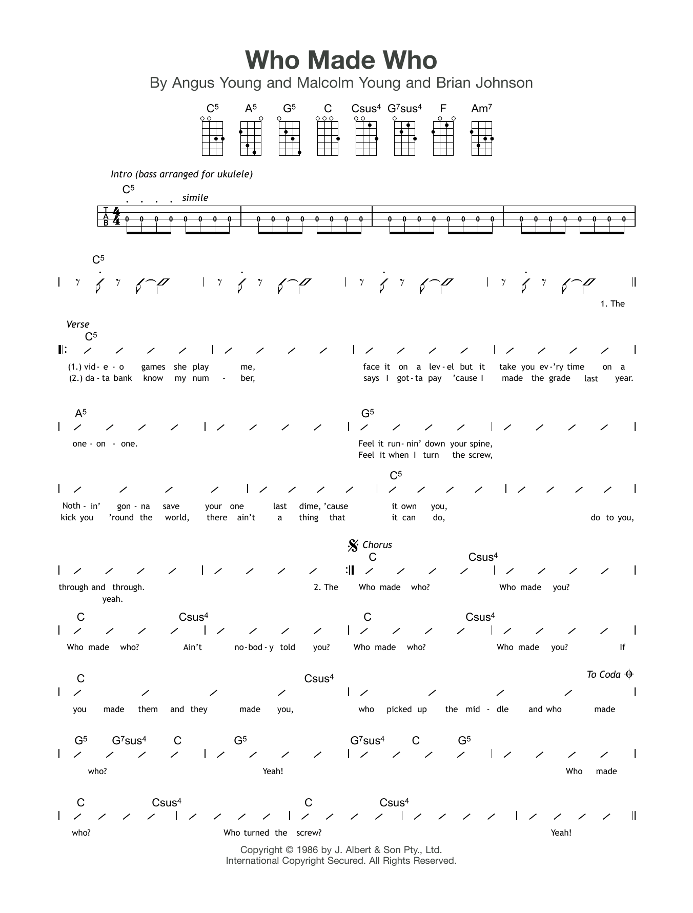 Who Made Who Who Made Who