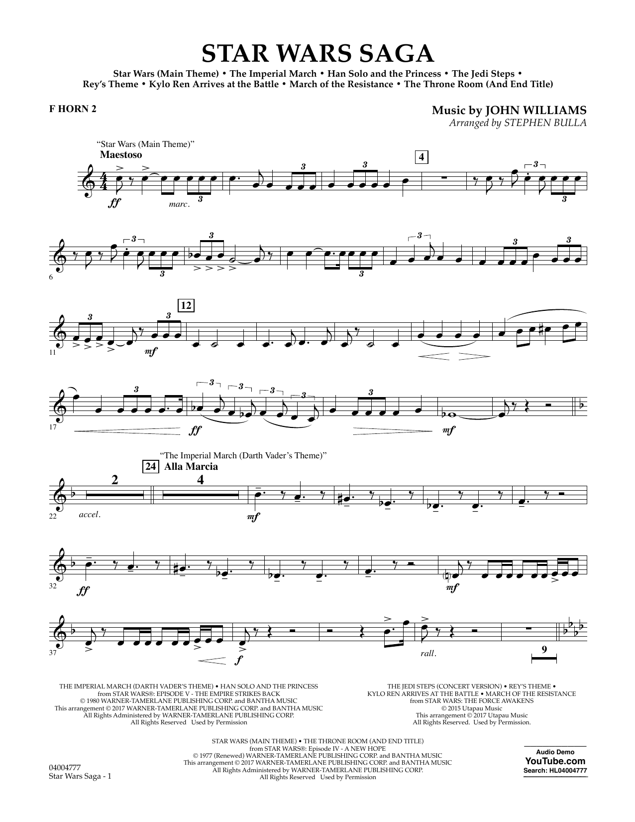 Star Wars Saga – F Horn 2 Star Wars Saga – F Horn 2