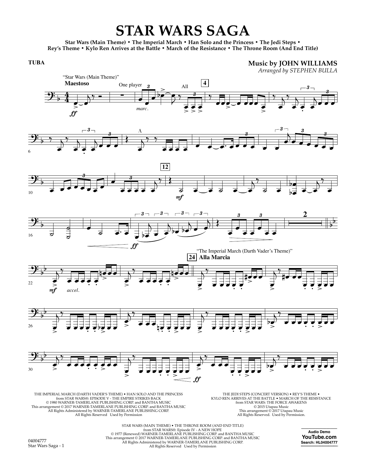 Star Wars Saga – Tuba Star Wars Saga – Tuba
