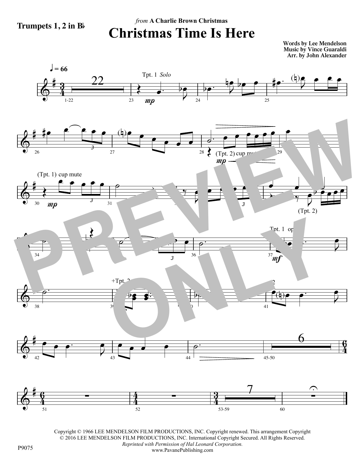 Christmas Time Is Here – Trumpets 1 & 2 Christmas Time Is Here – Trumpets 1 & 2