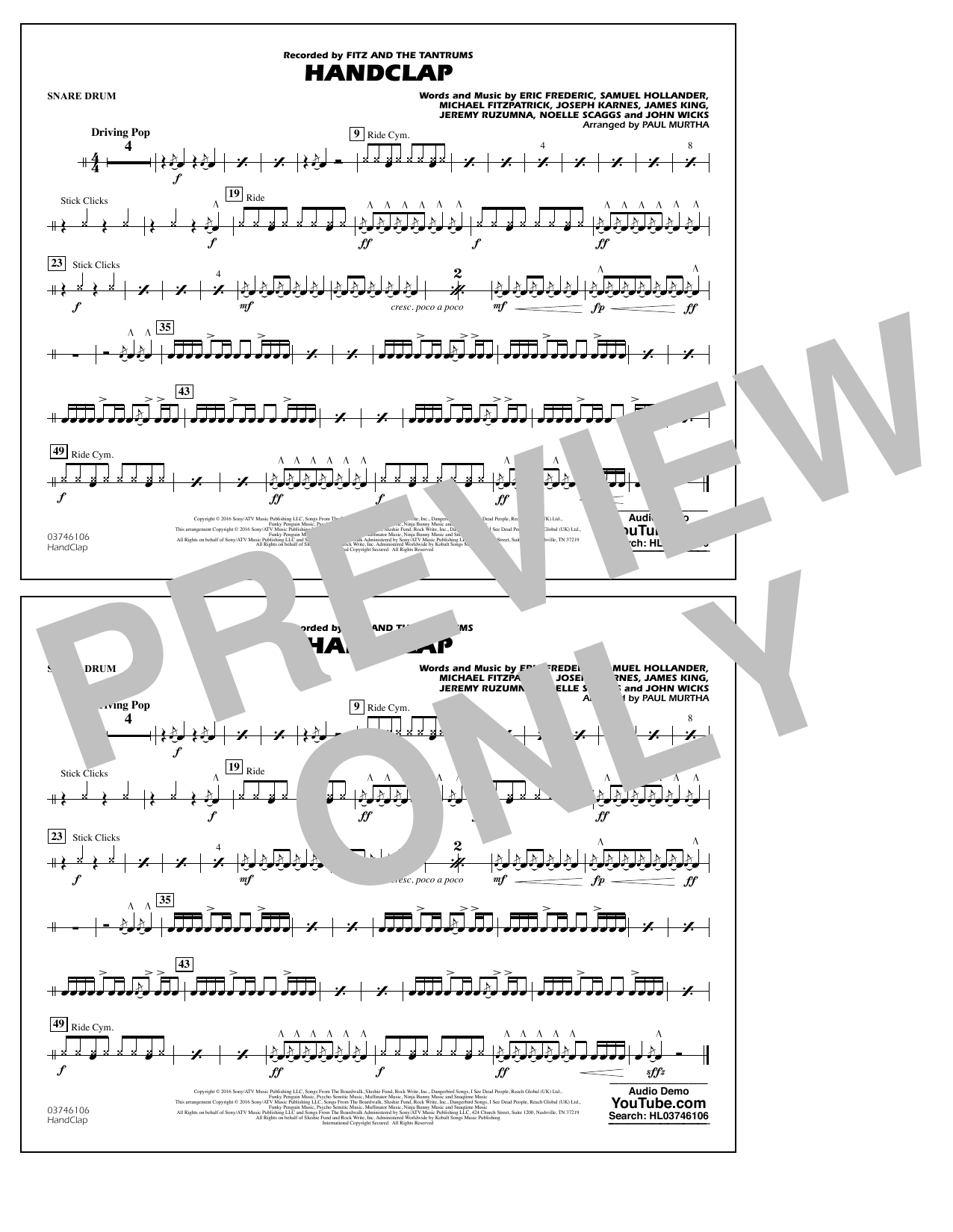 HandClap – Snare Drum HandClap – Snare Drum