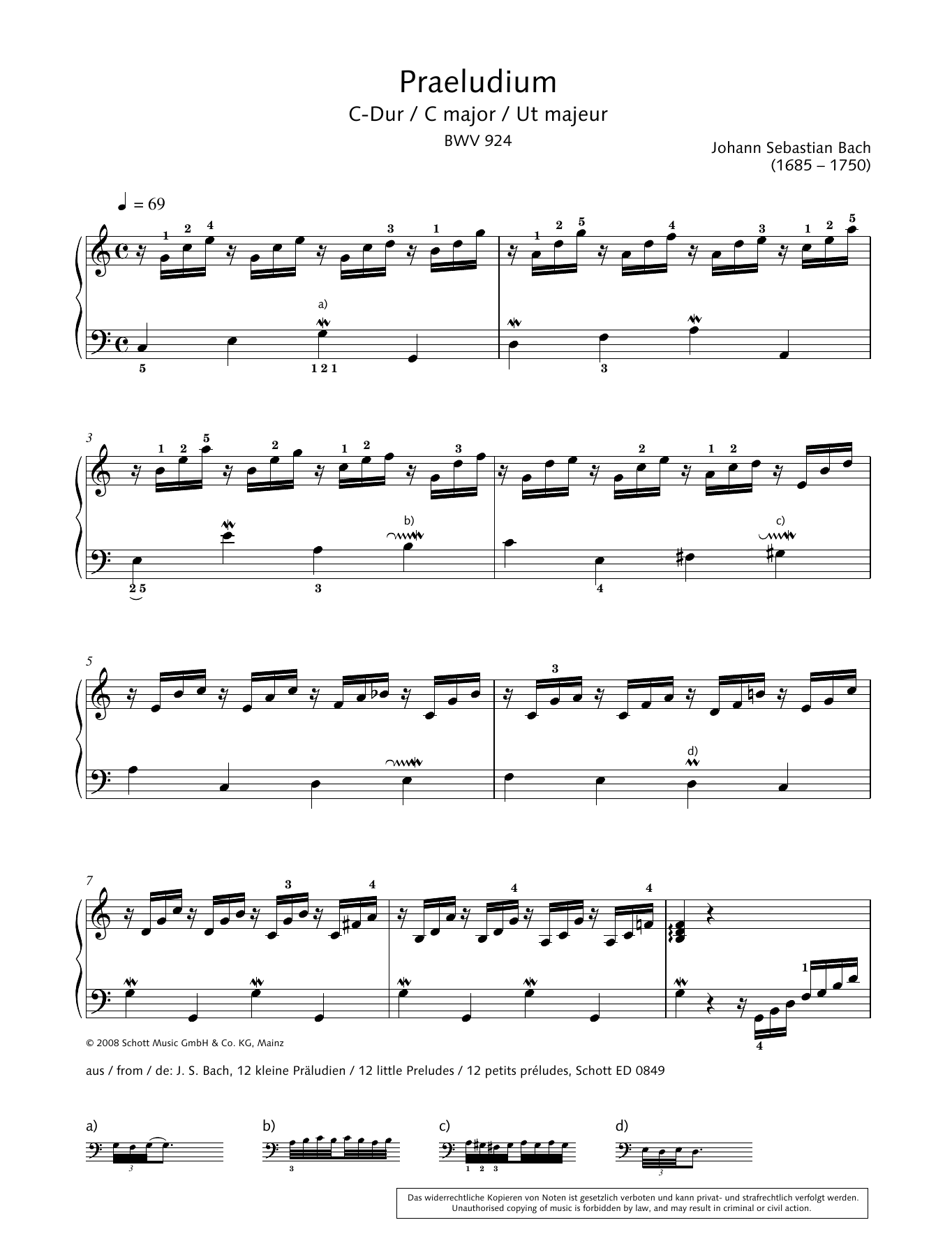 Prelude in C Major Prelude in C Major