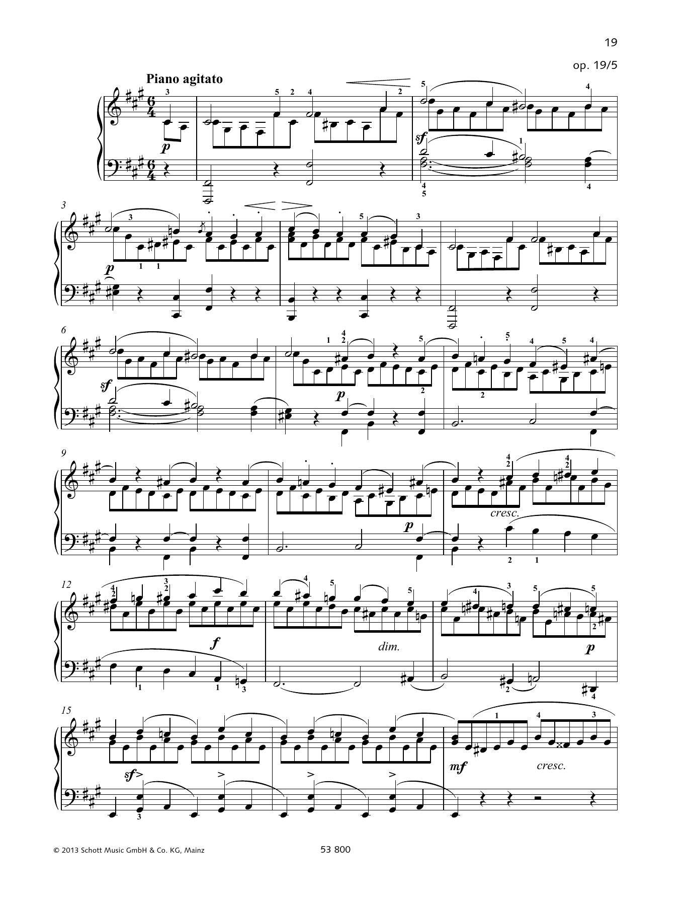 Piano agitato Piano agitato