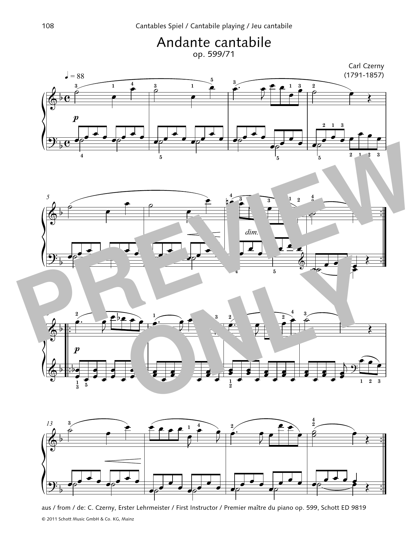 Andante Cantabile Andante Cantabile