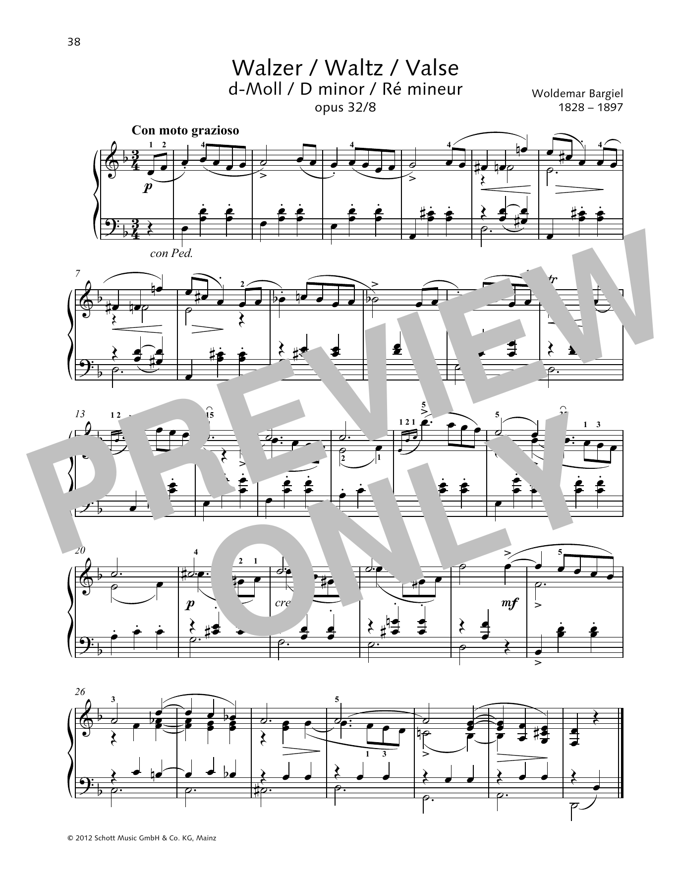 Waltz D minor Waltz D minor