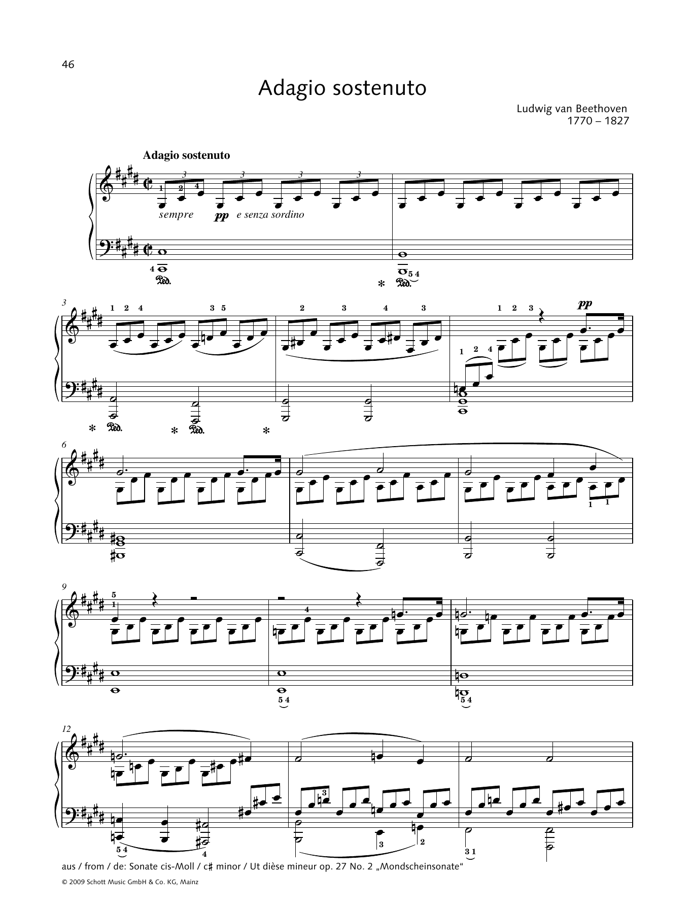 Adagio Sostenuto Adagio Sostenuto