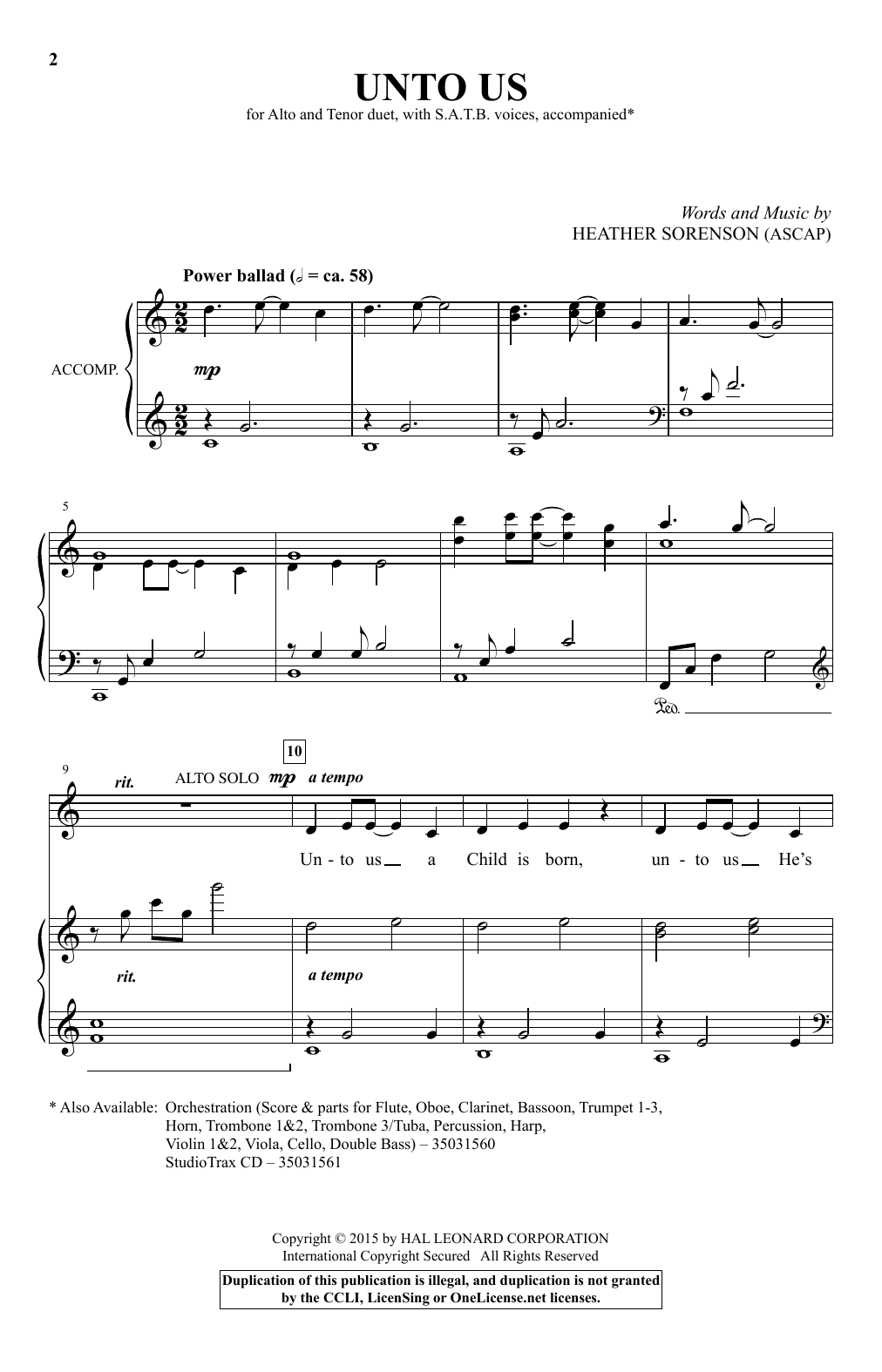 Unto Us