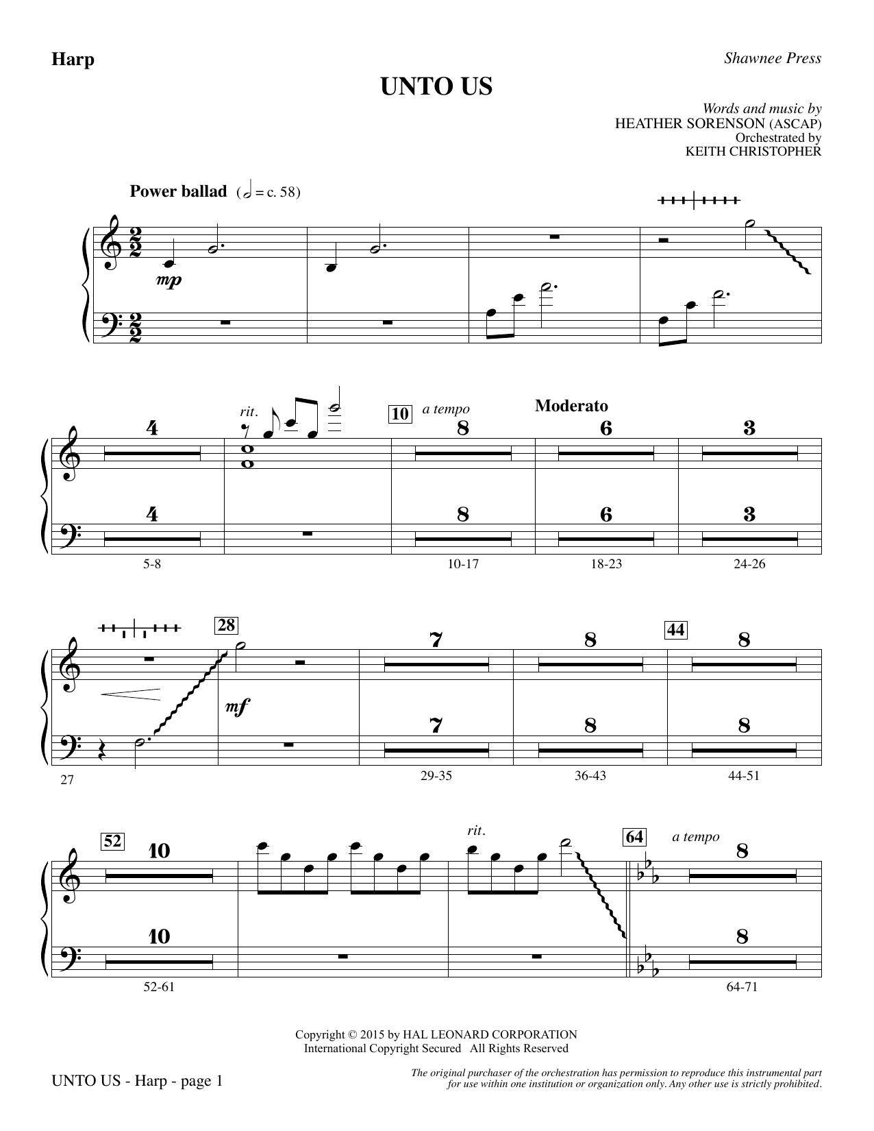 Unto Us – Harp Unto Us – Harp