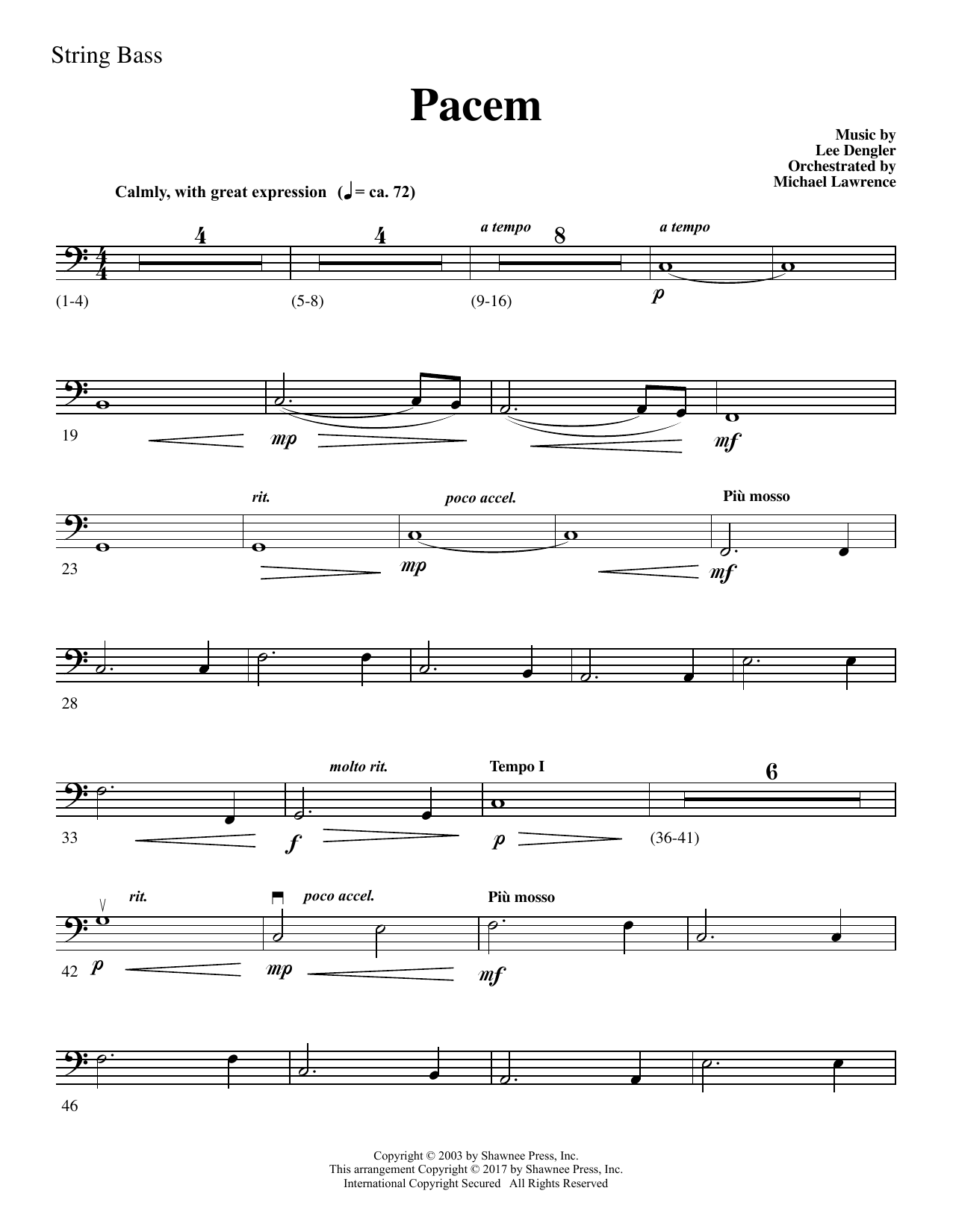 Pacem – String Bass Pacem – String Bass