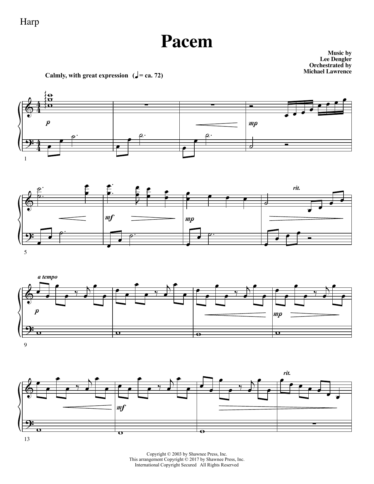 Pacem – Harp Pacem – Harp