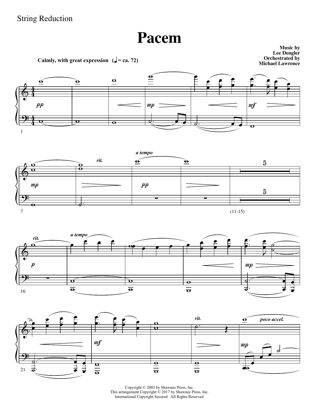 Pacem – Keyboard String Reduction Pacem – Keyboard String Reduction