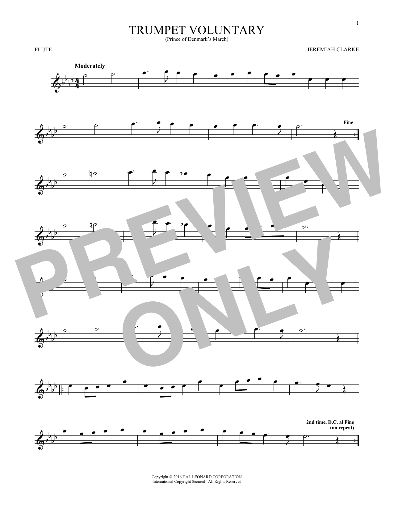 Trumpet Voluntary Trumpet Voluntary