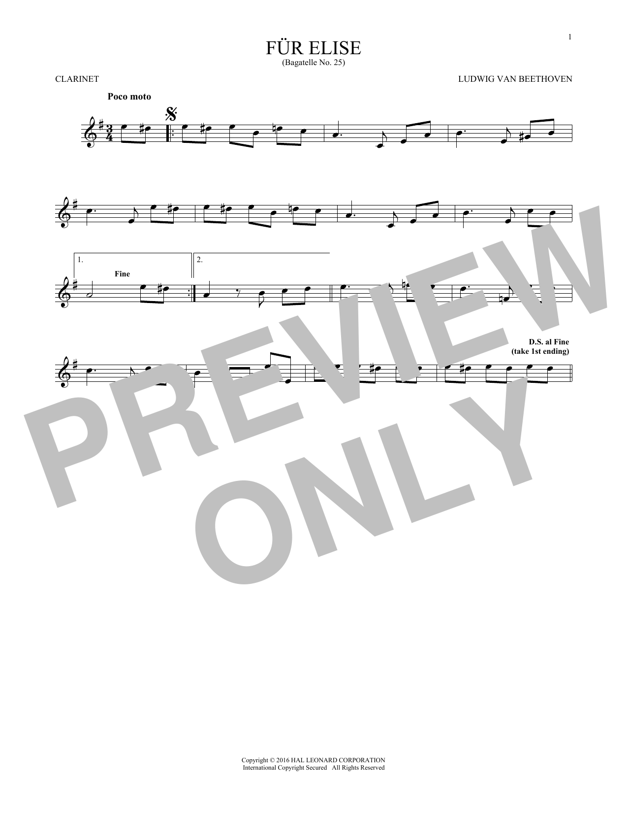 Fur Elise, WoO 59 Fur Elise, WoO 59