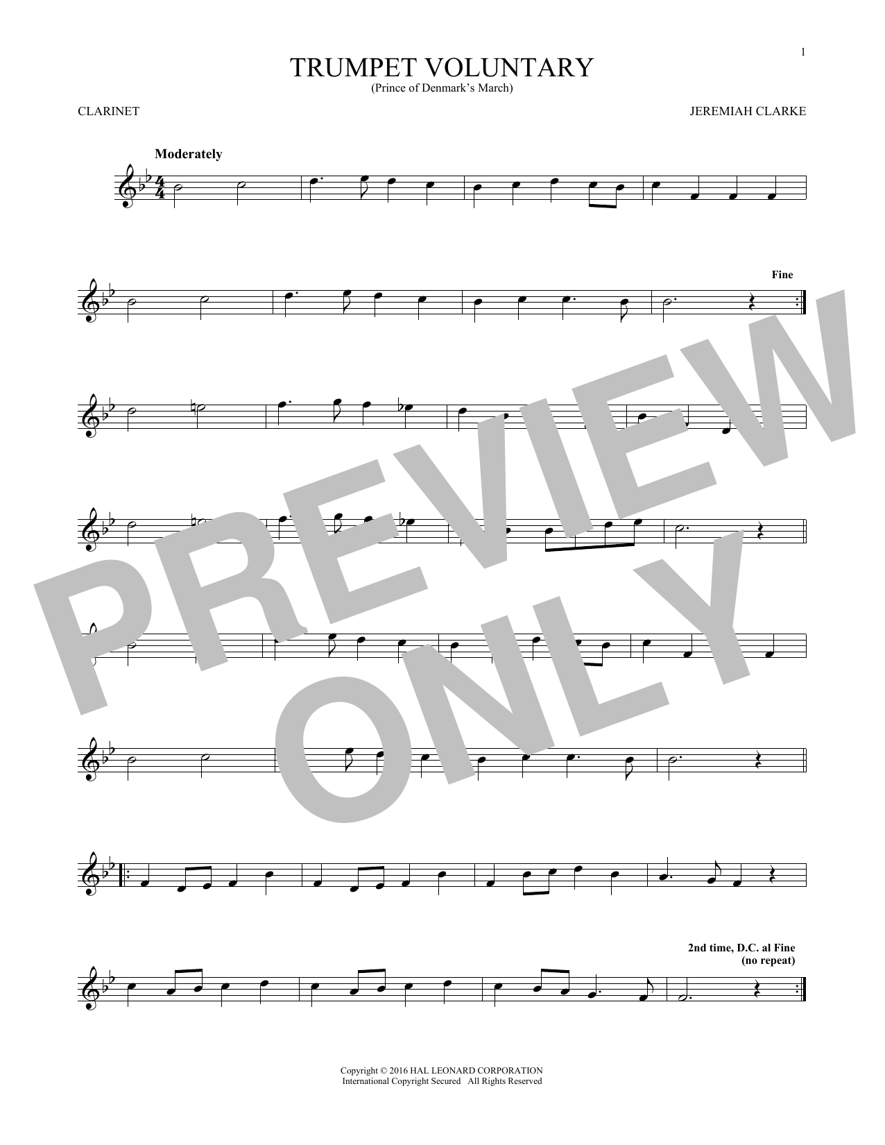 Trumpet Voluntary Trumpet Voluntary