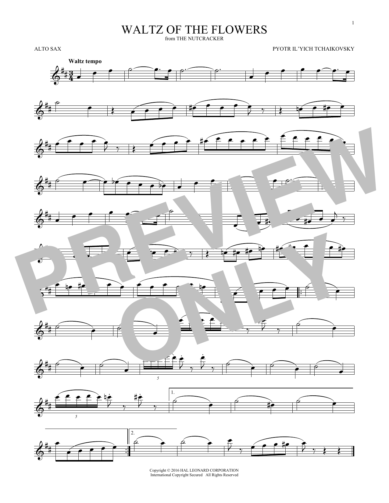 Waltz Of The Flowers, Op. 71a (from The Nutcracker) Waltz Of The Flowers, Op. 71a (from The Nutcracker)