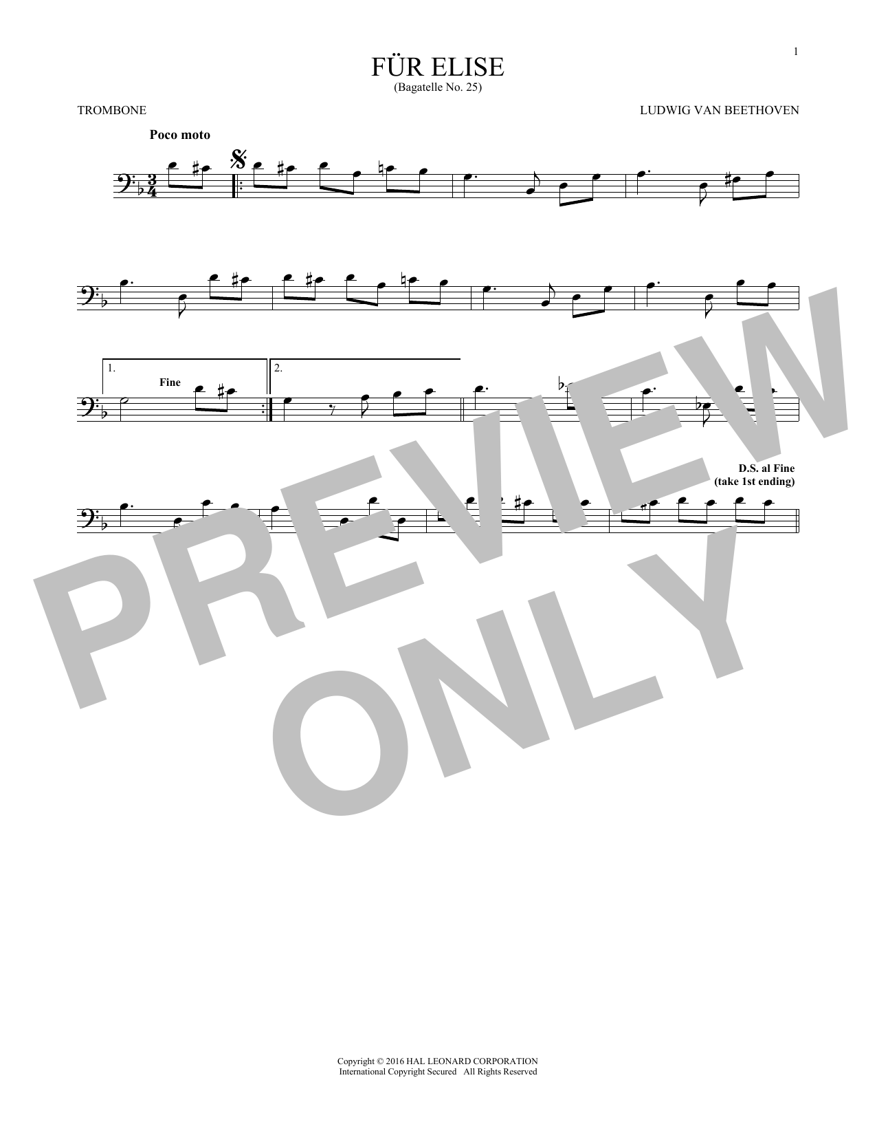 Fur Elise, WoO 59 Fur Elise, WoO 59