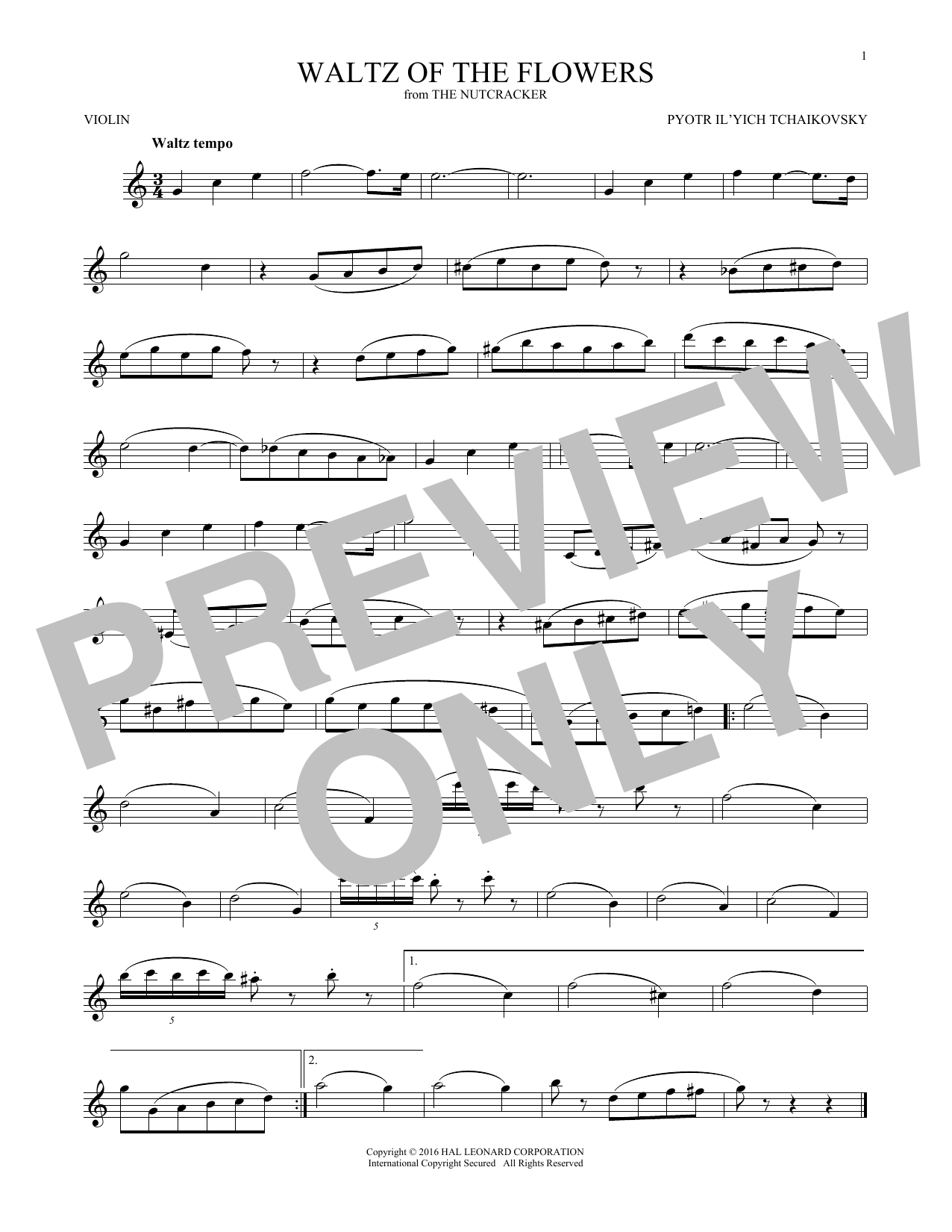 Waltz Of The Flowers (from The Nutcracker Suite) Waltz Of The Flowers (from The Nutcracker Suite)