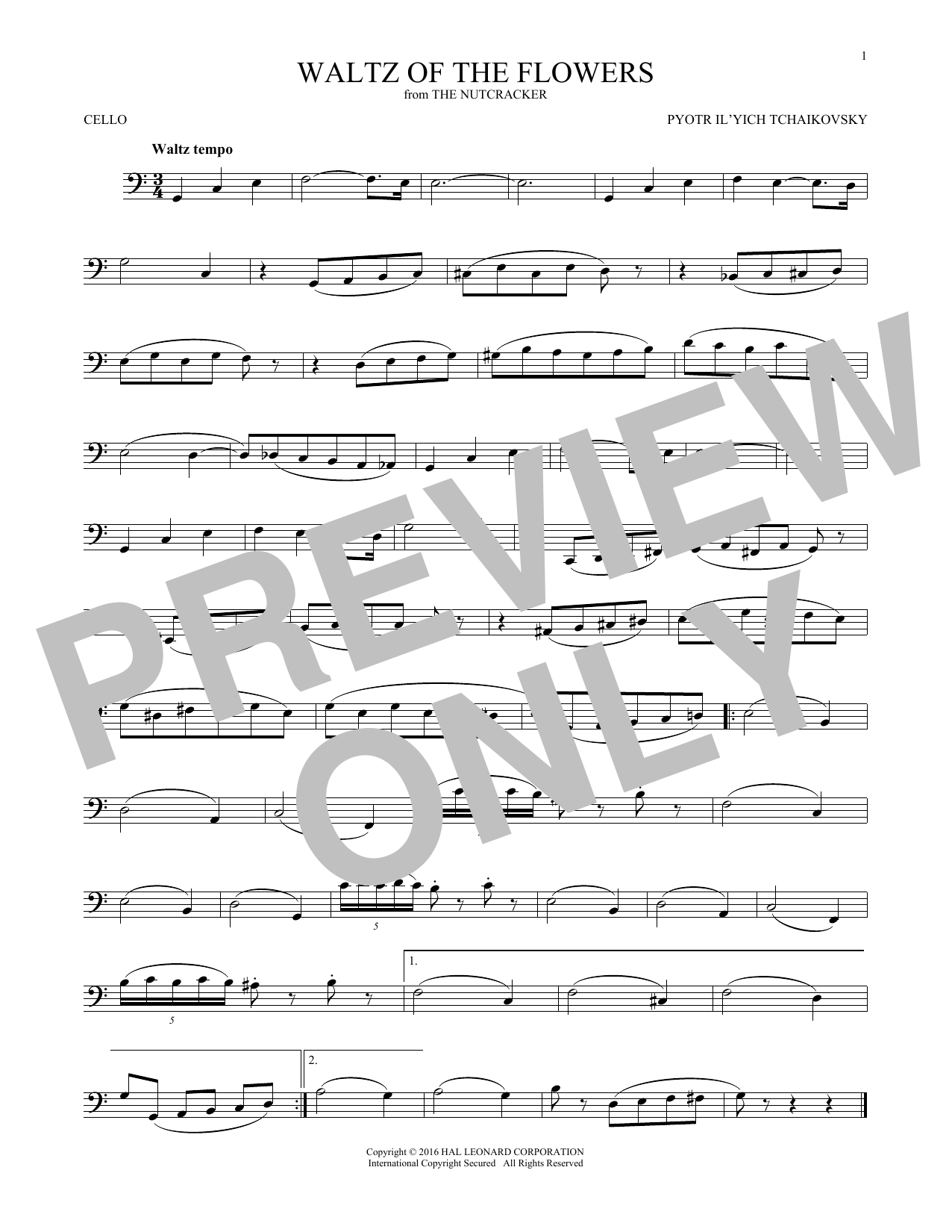 Waltz Of The Flowers (from The Nutcracker Suite) Waltz Of The Flowers (from The Nutcracker Suite)