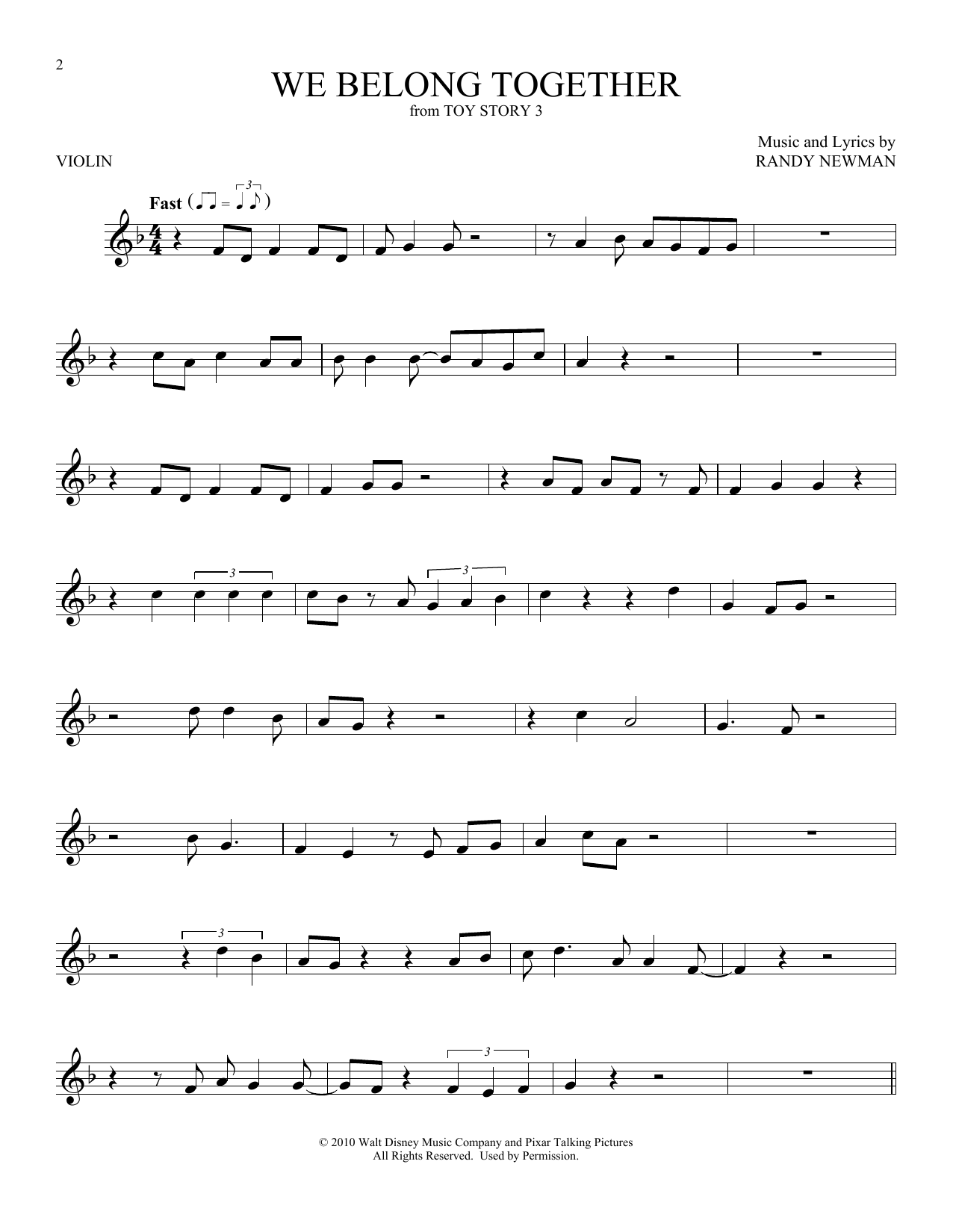 We Belong Together (from Toy Story 3)