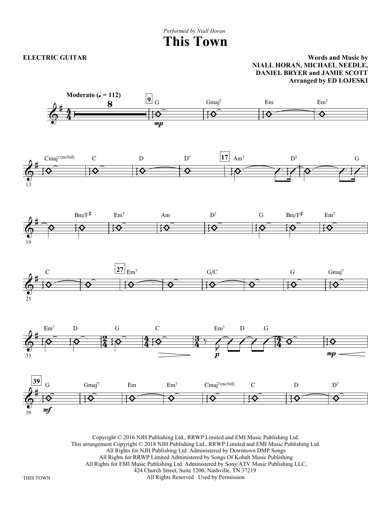 This Town – Guitar This Town – Guitar