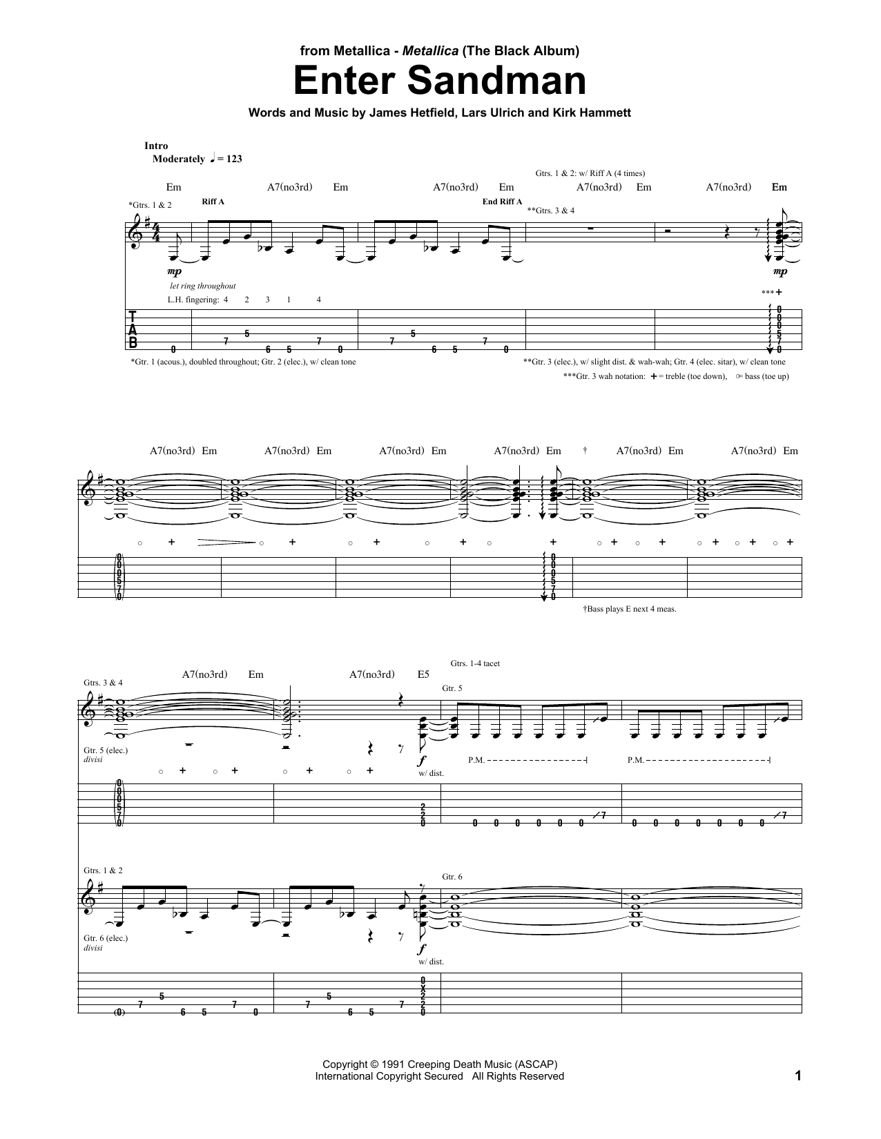 Enter Sandman