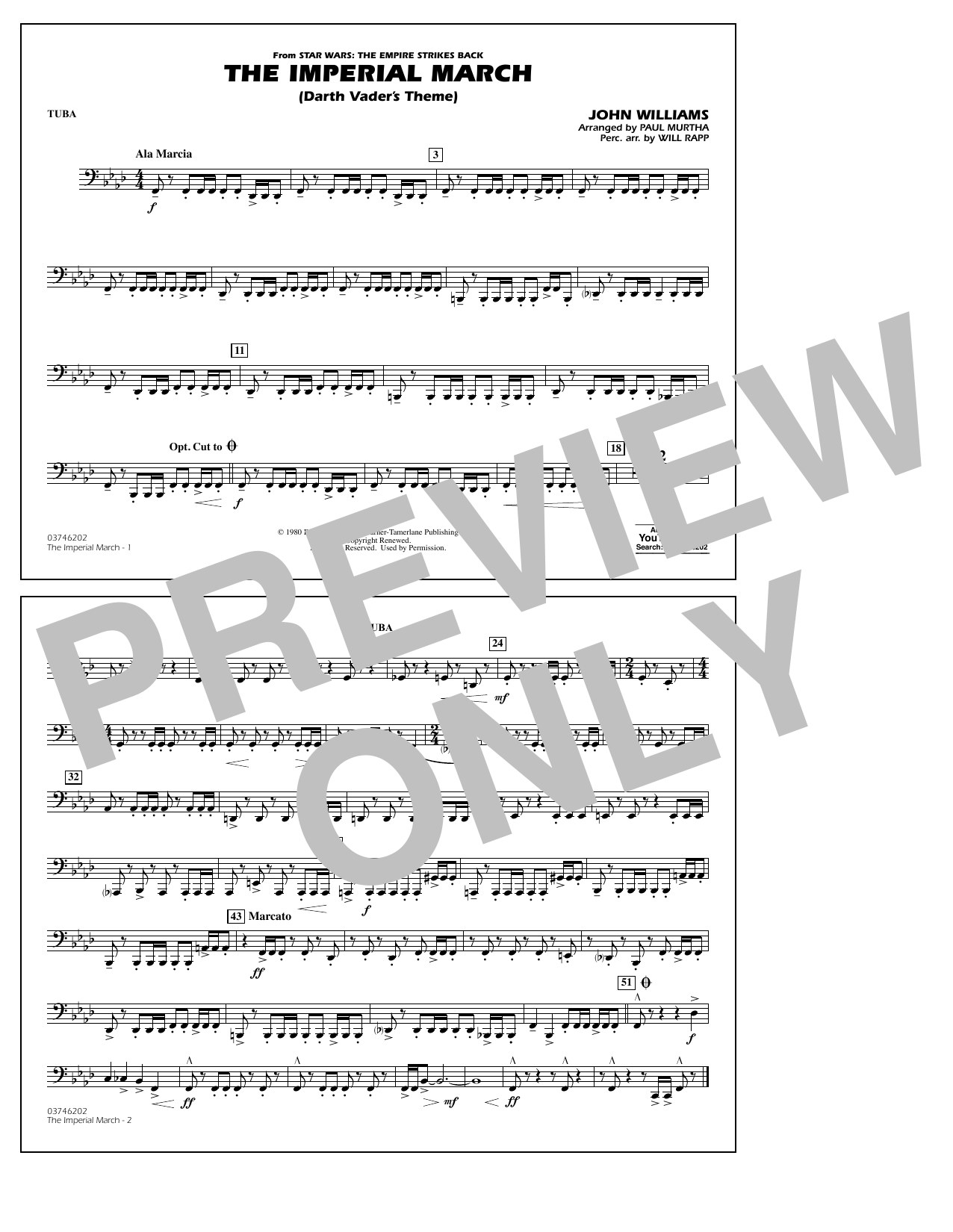 The Imperial March (Darth Vader’s Theme) – Tuba The Imperial March (Darth Vader’s Theme) – Tuba