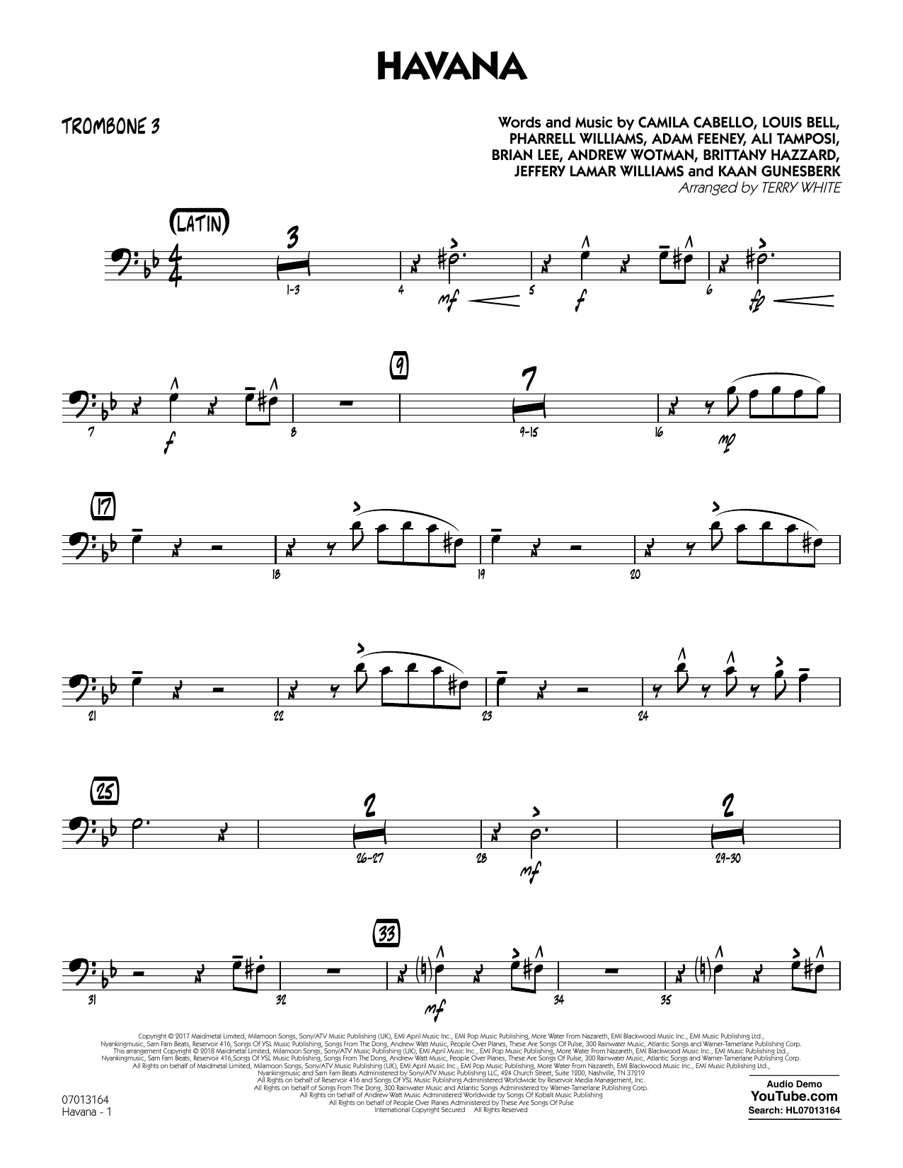 Havana – Trombone 3 Havana – Trombone 3