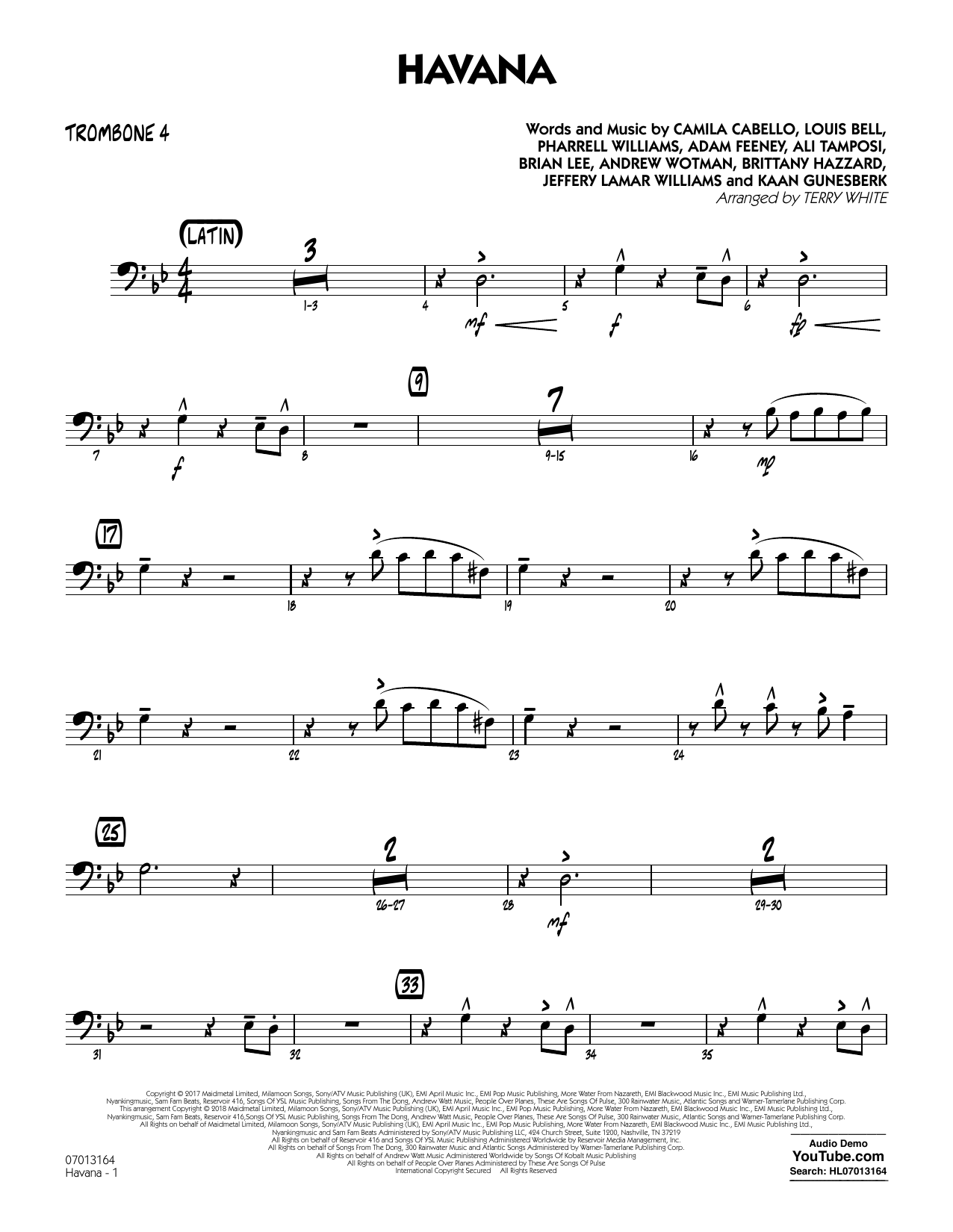 Havana – Trombone 4 Havana – Trombone 4