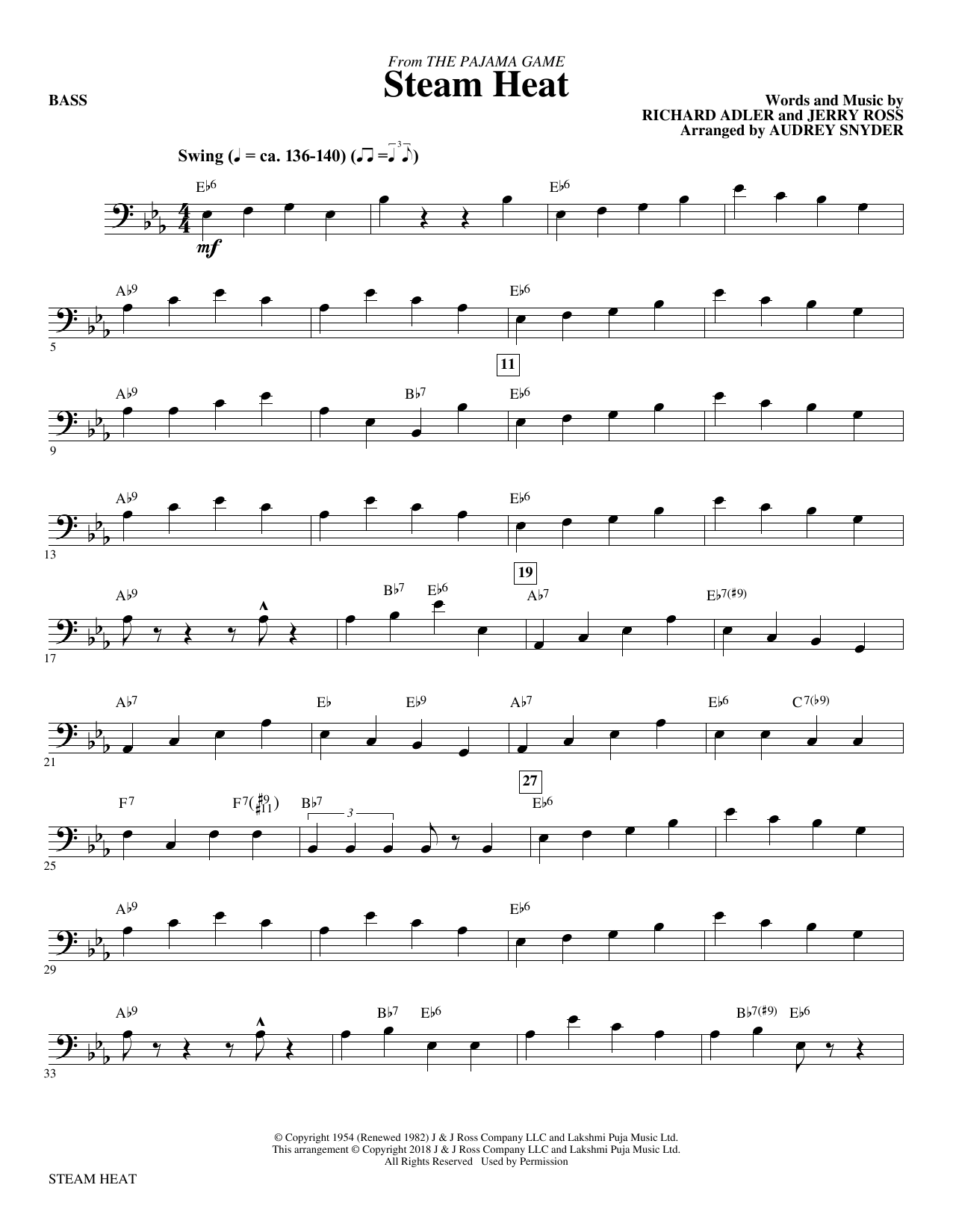 Steam Heat – Bass Steam Heat – Bass