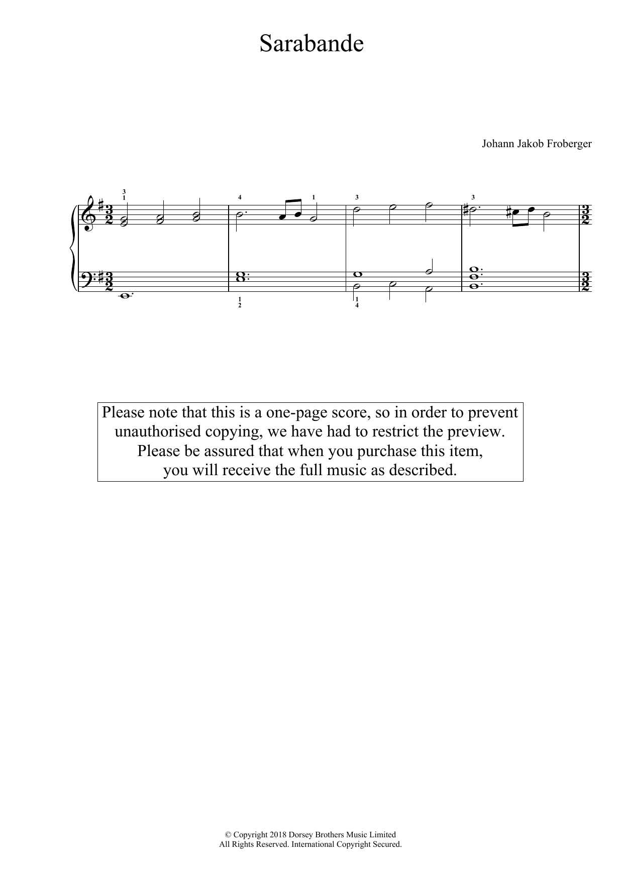 Sarabande Sarabande