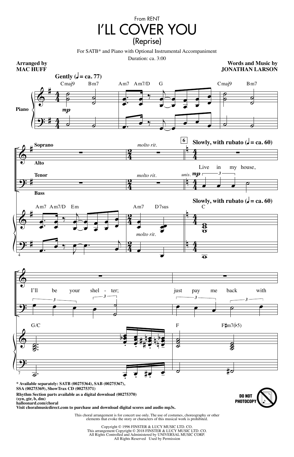I’ll Cover You (Reprise)