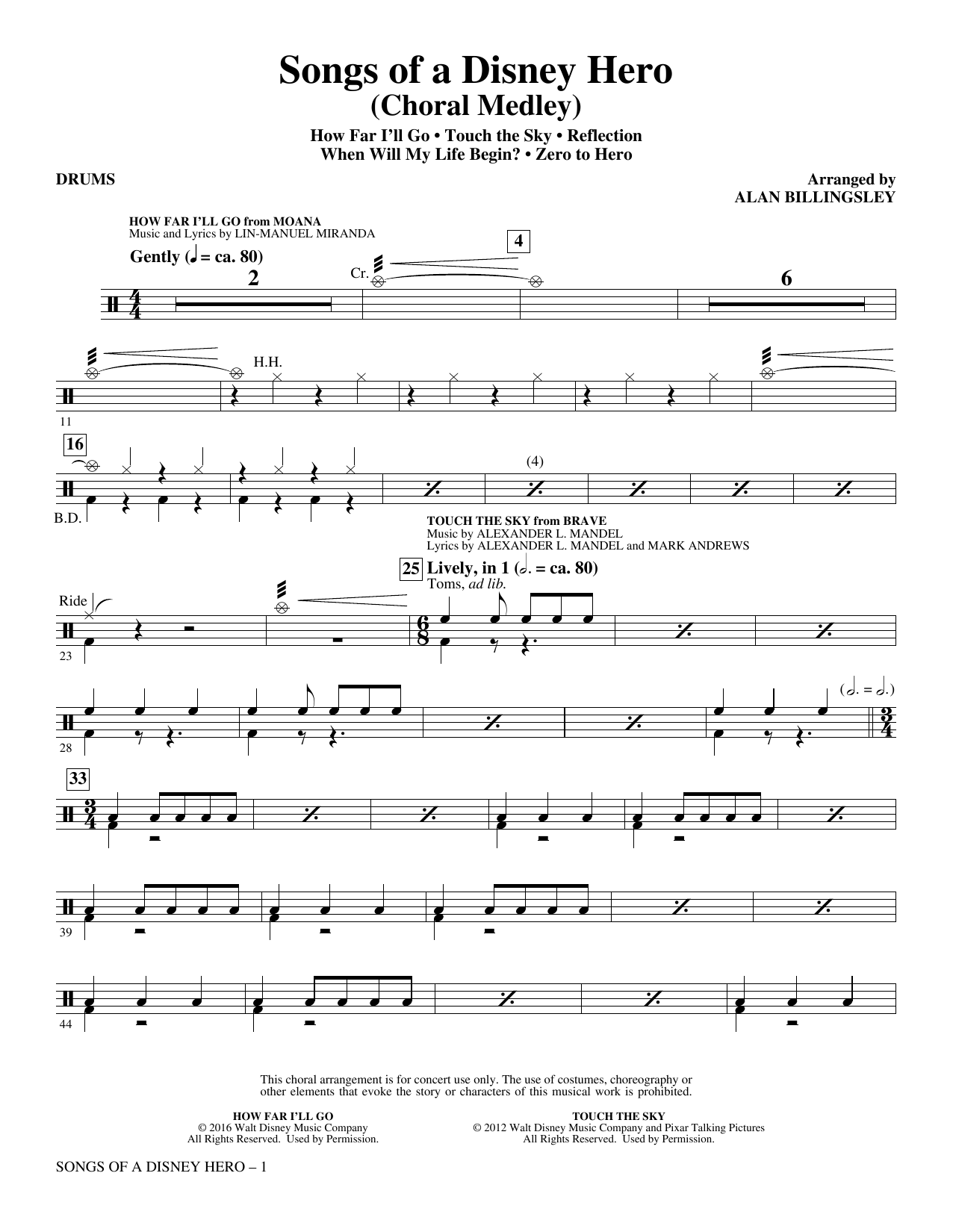 Songs of a Disney Hero – Drums Songs of a Disney Hero – Drums