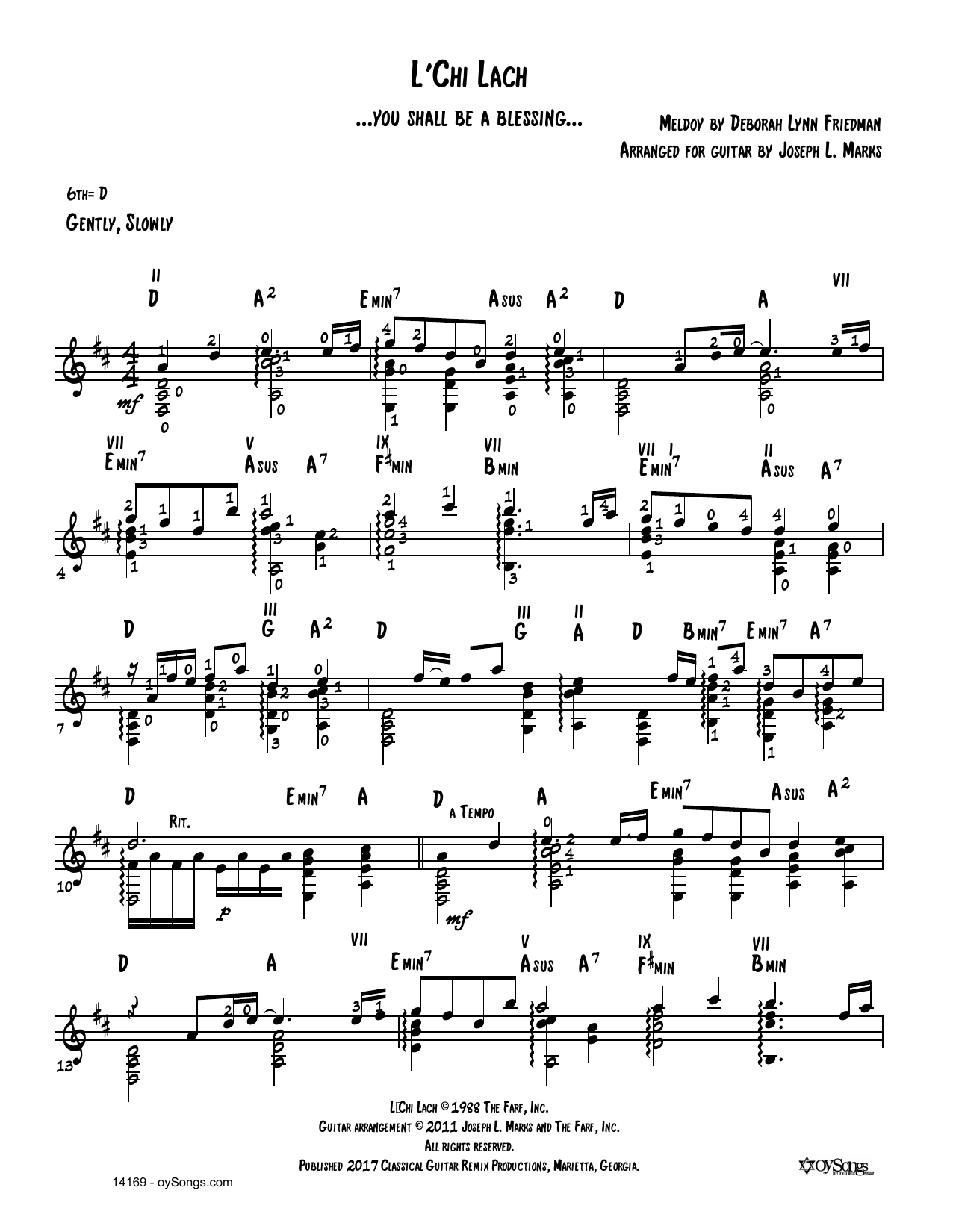 L’chi Lach (arr. Joe Marks) L’chi Lach (arr. Joe Marks)