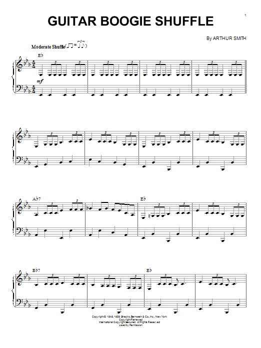 Guitar Boogie Shuffle Guitar Boogie Shuffle