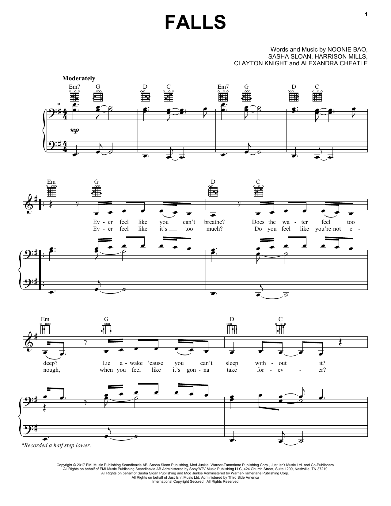 Falls (Feat. Sasha Sloan) Falls (Feat. Sasha Sloan)