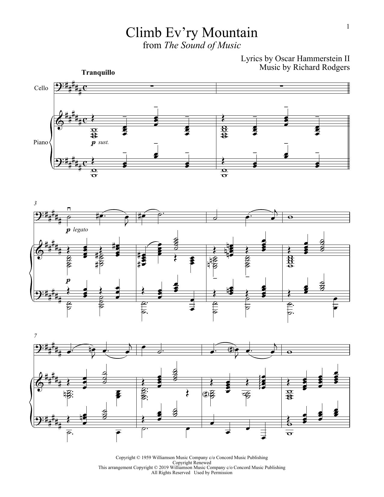 Climb Ev’ry Mountain (from The Sound of Music)