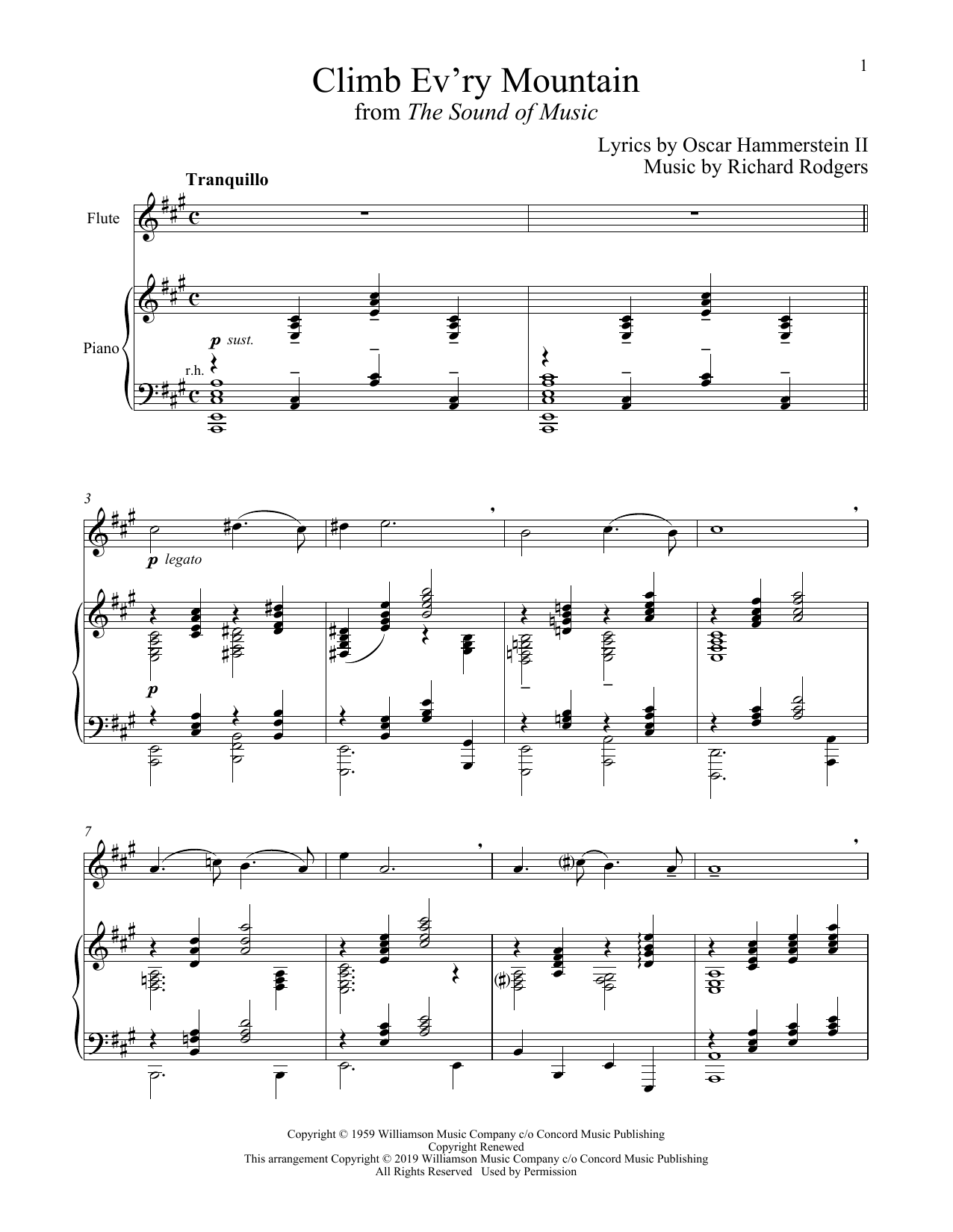 Climb Ev’ry Mountain (from The Sound of Music)