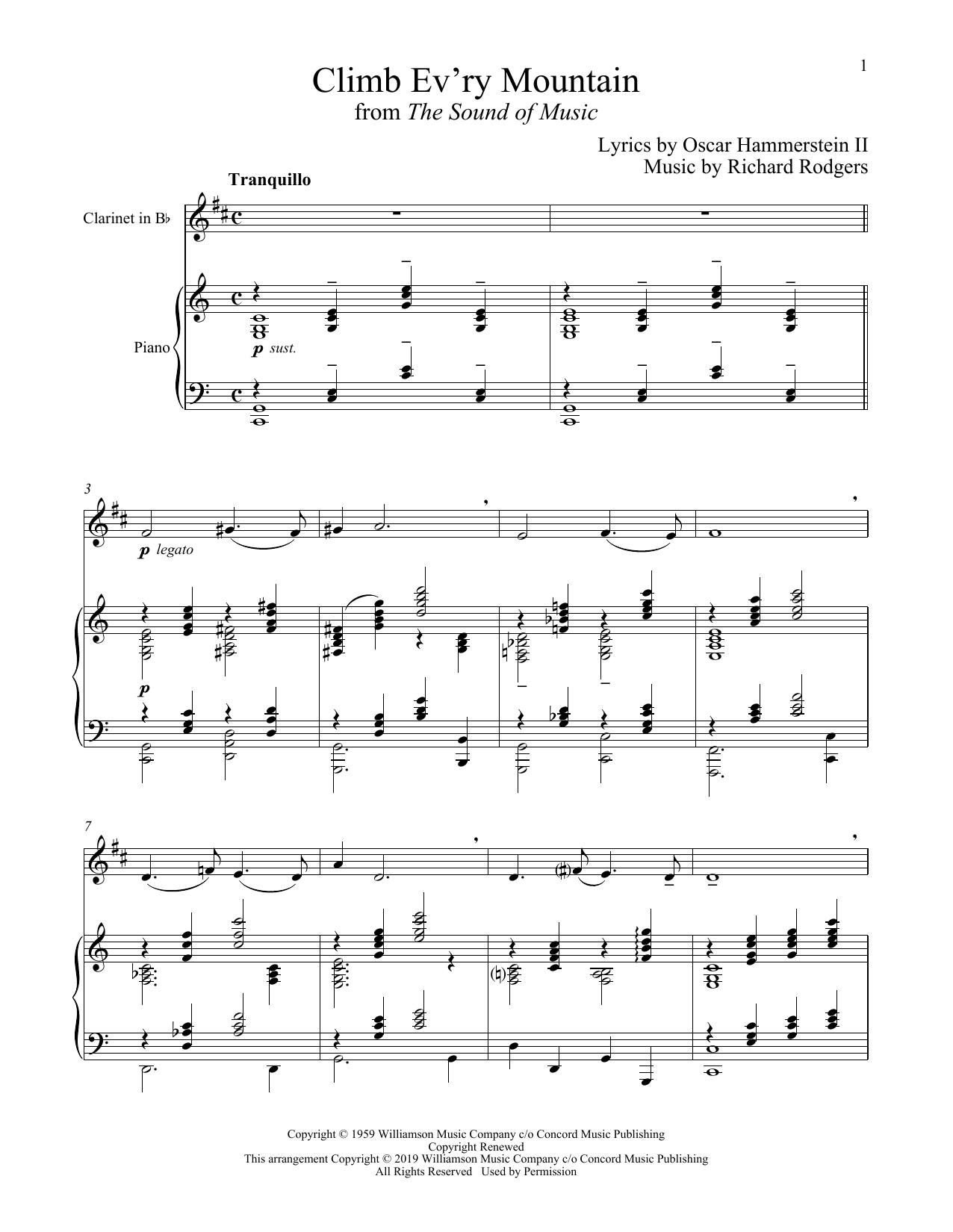 Climb Ev’ry Mountain (from The Sound of Music)