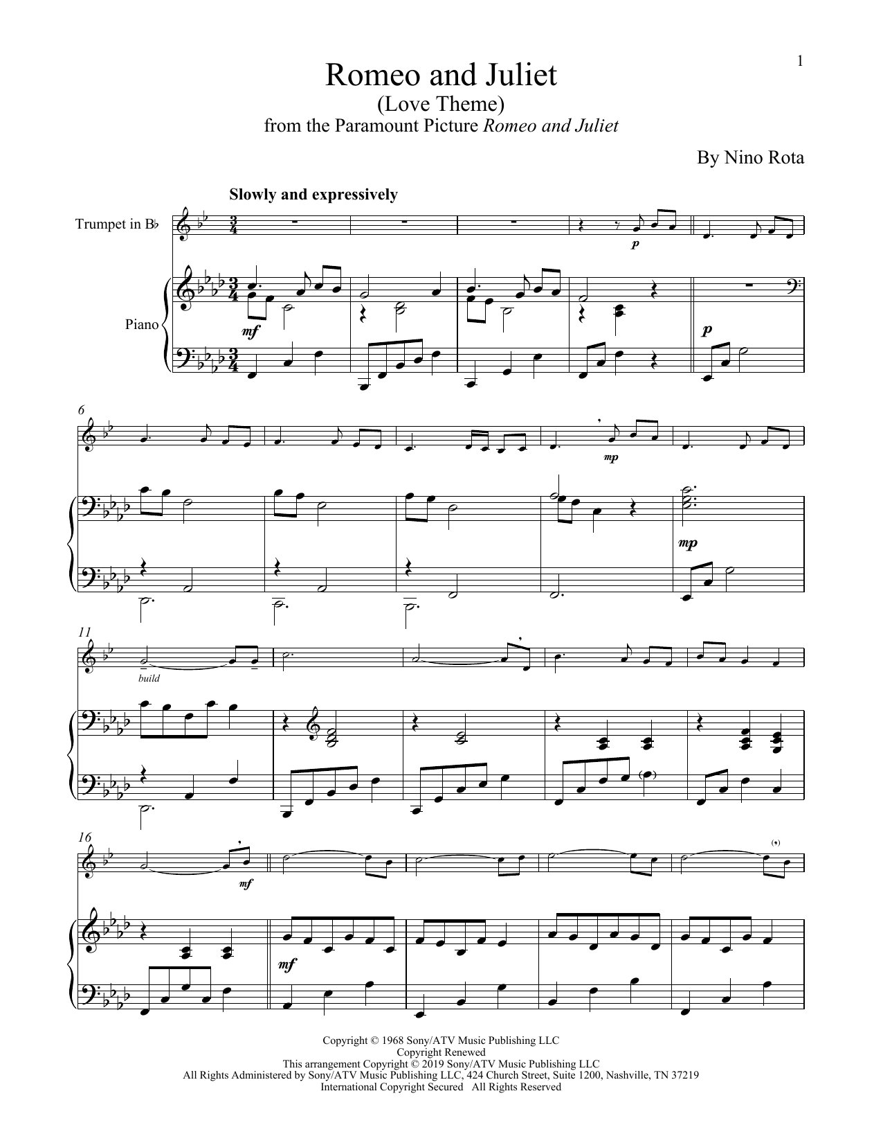Romeo And Juliet (Love Theme)