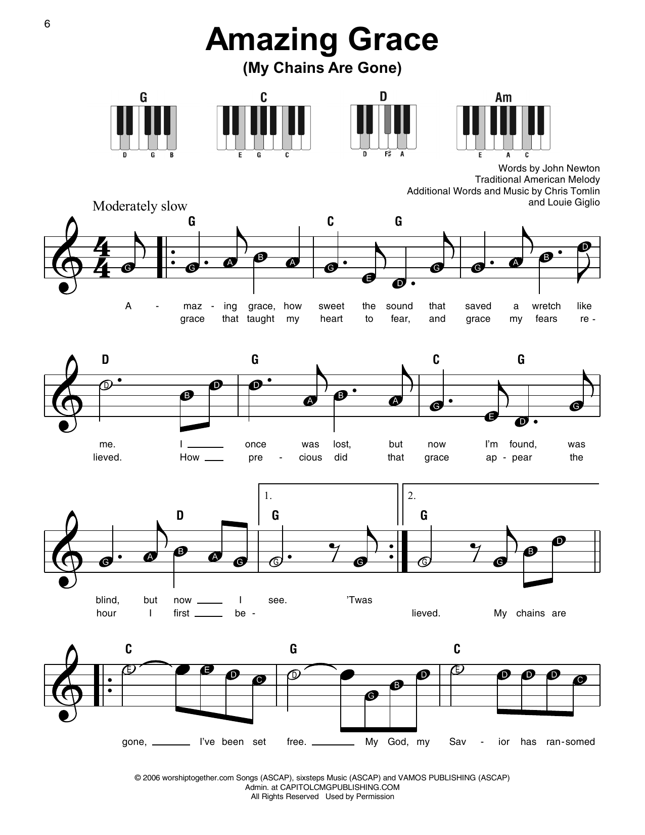 Amazing Grace (My Chains Are Gone)