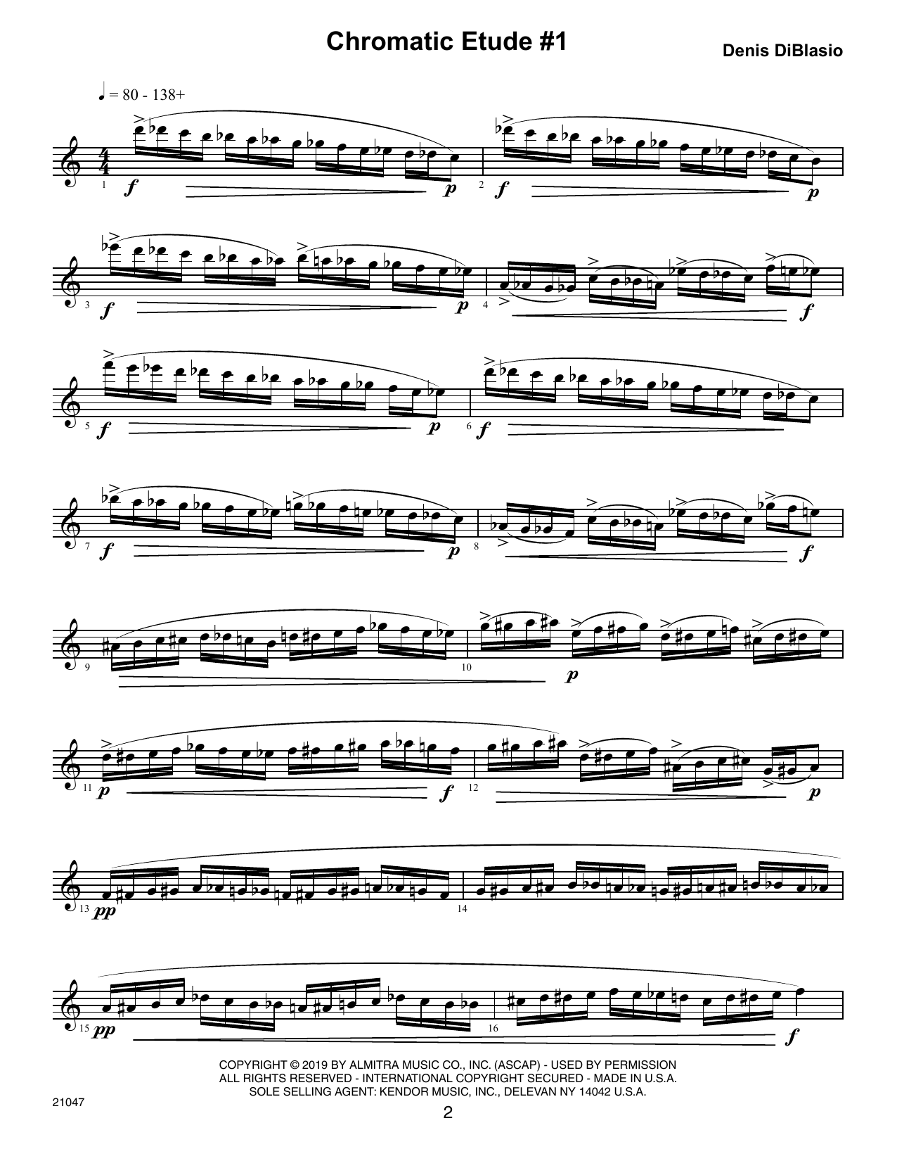 Chromatic Etudes And Sound Patterns For Saxophone Chromatic Etudes And Sound Patterns For Saxophone
