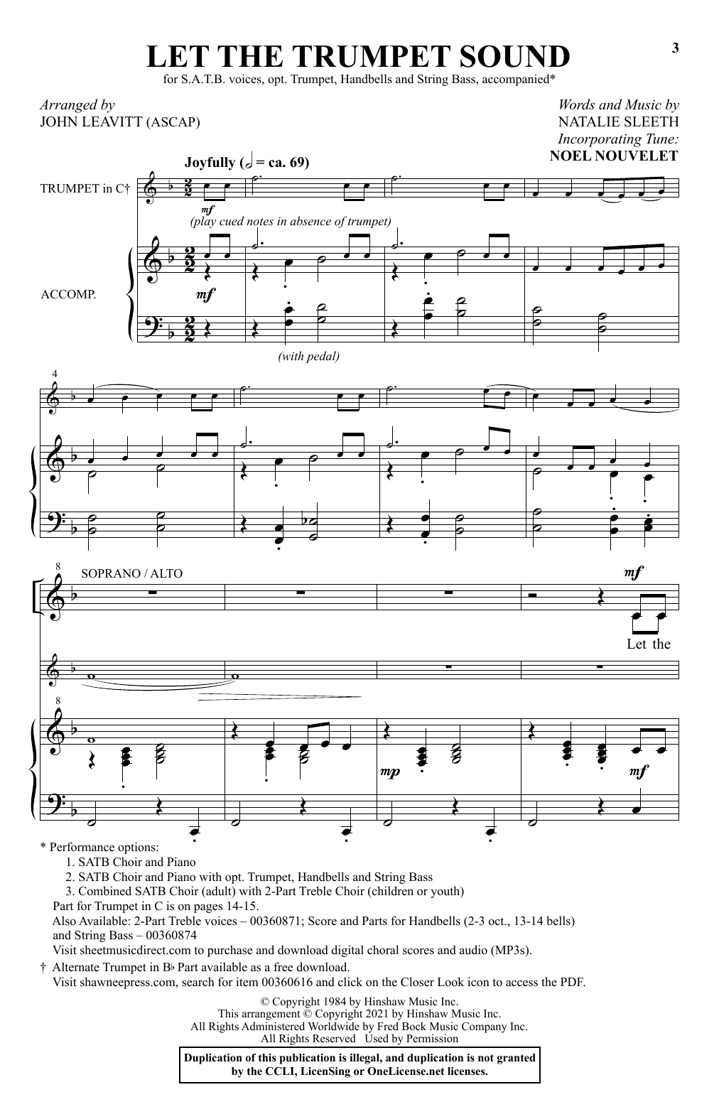 Let The Trumpet Sound (arr. John Leavitt)