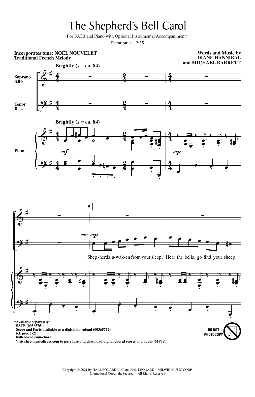 The Shepherd’s Bell Carol