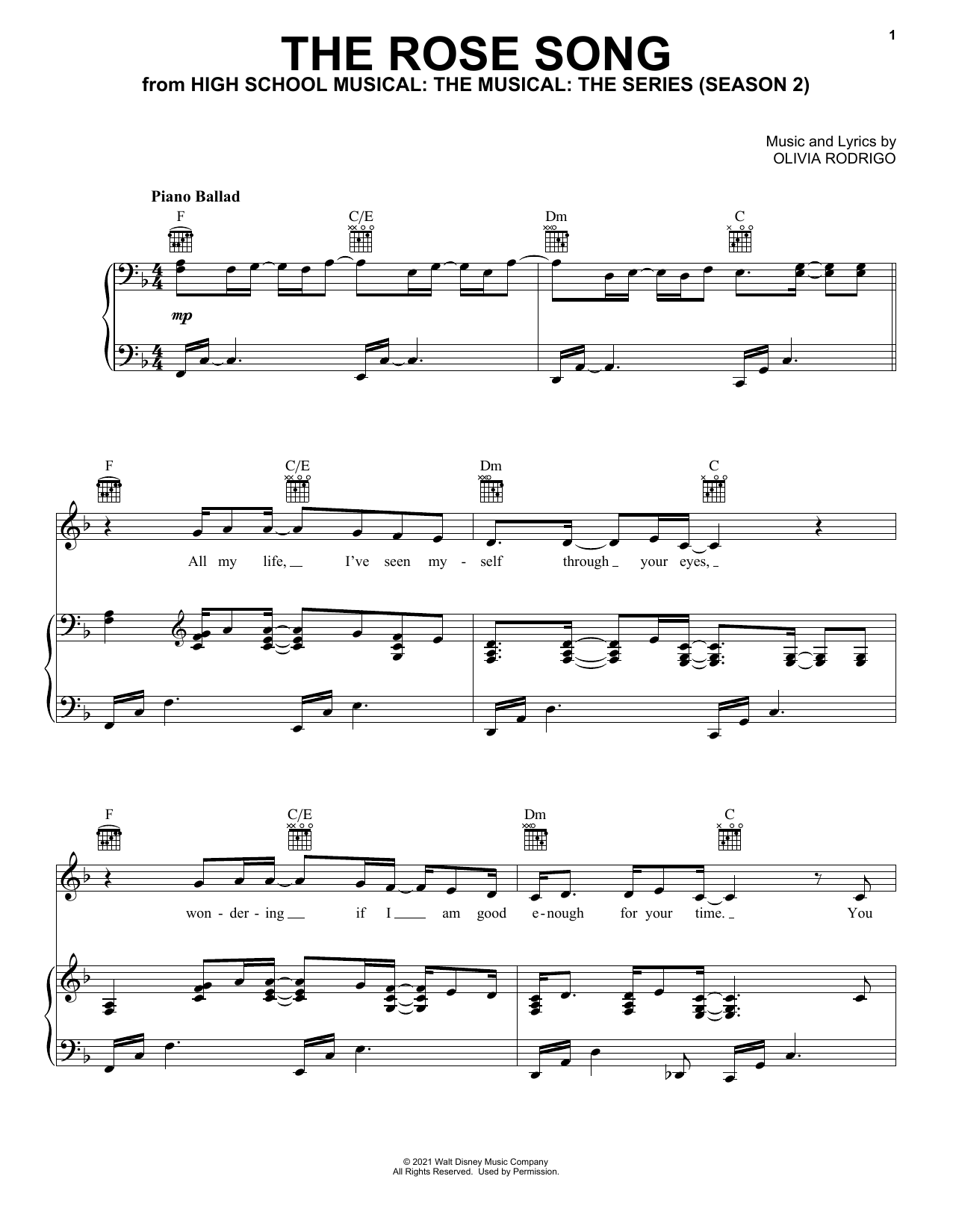 The Rose Song (from High School Musical: The Musical: The Series) The Rose Song (from High School Musical: The Musical: The Series)