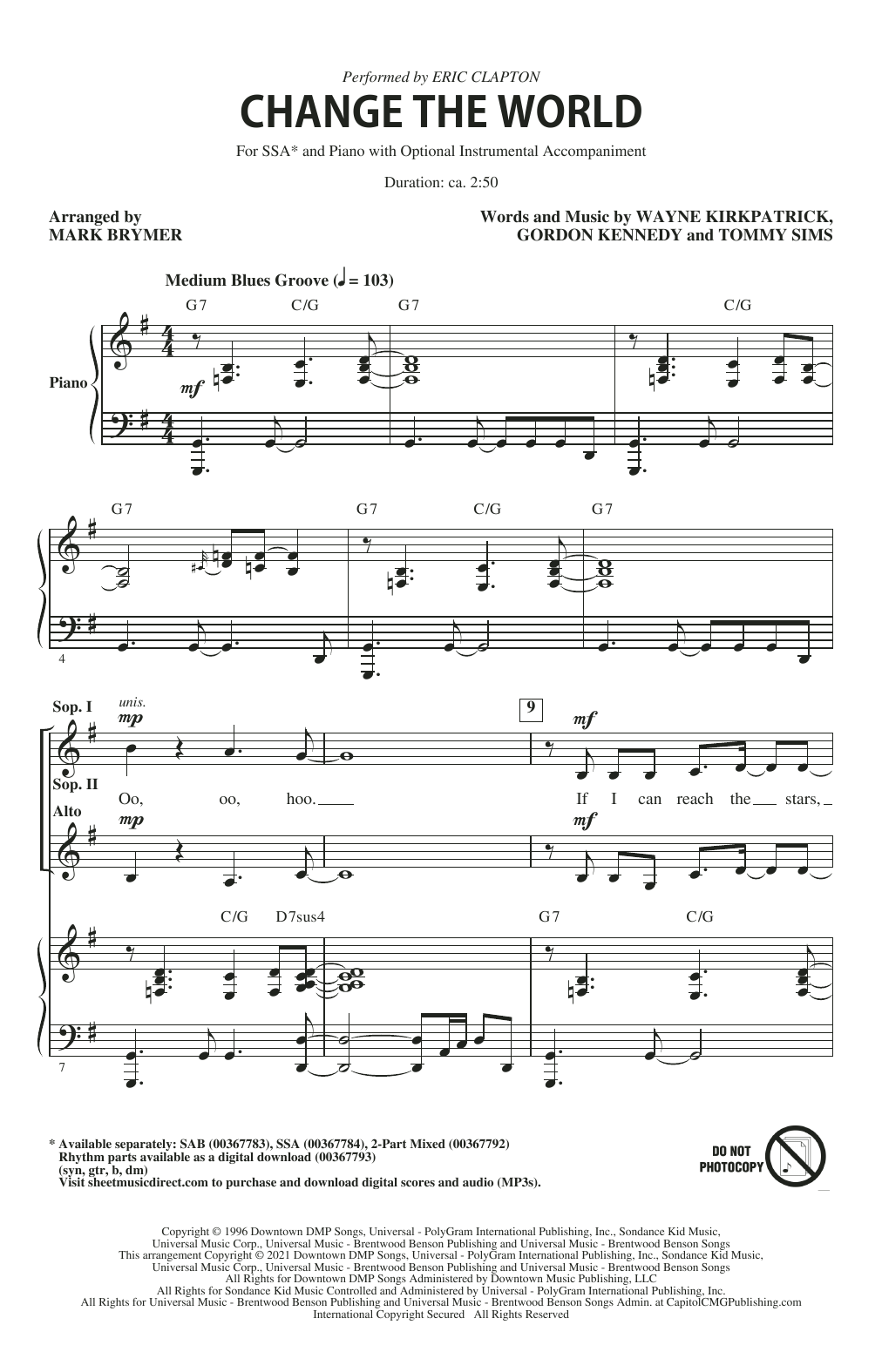 Songs Of Hope (Choral Collection)