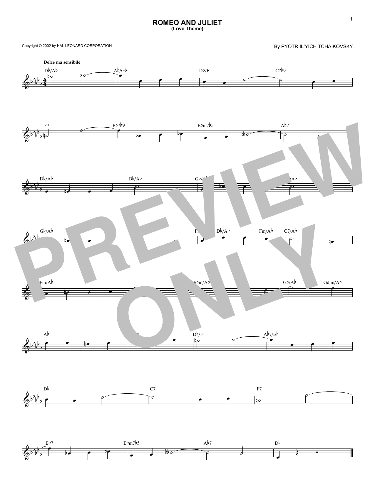 Romeo And Juliet (Love Theme)