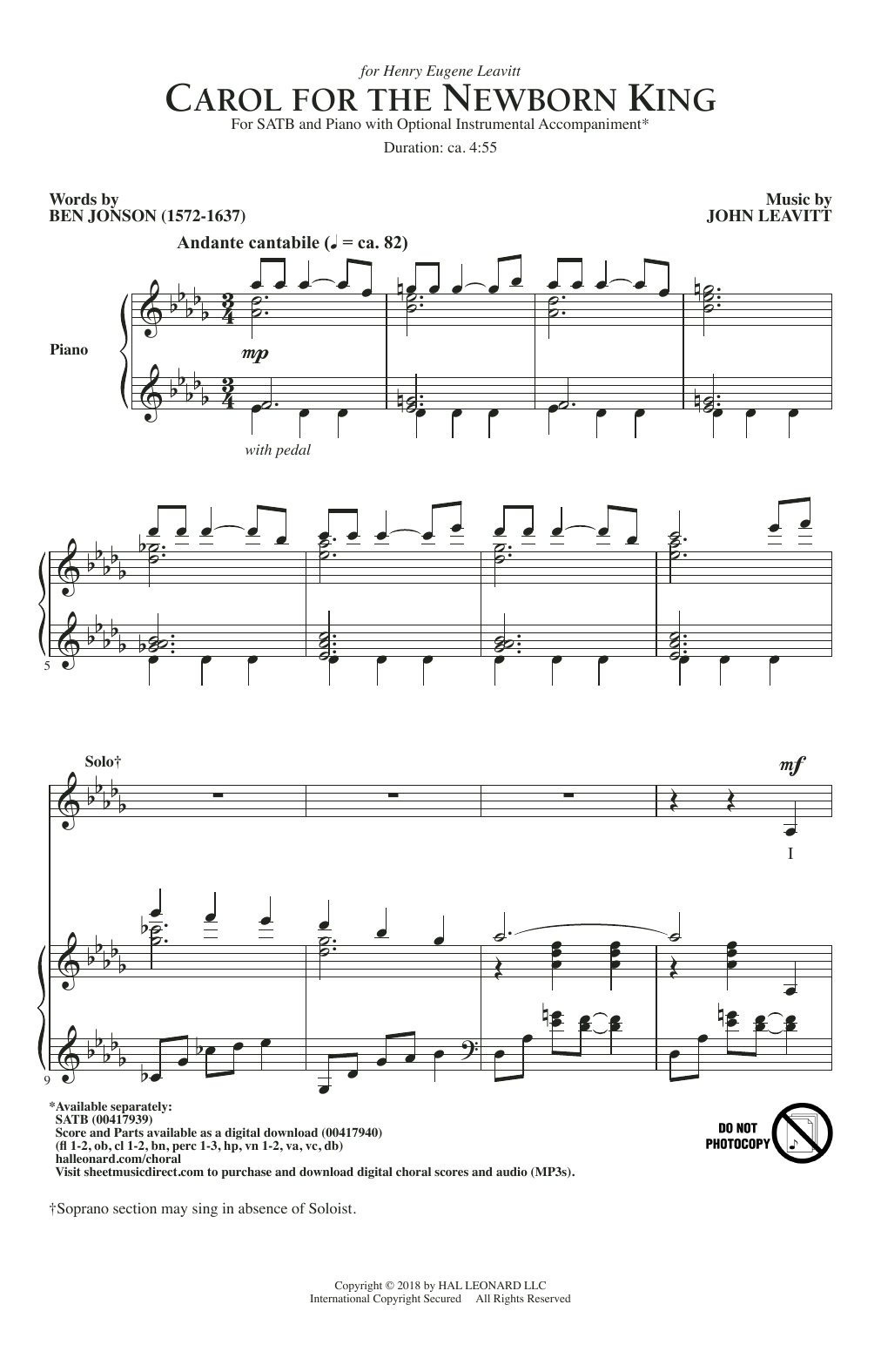 Carol For The Newborn King
