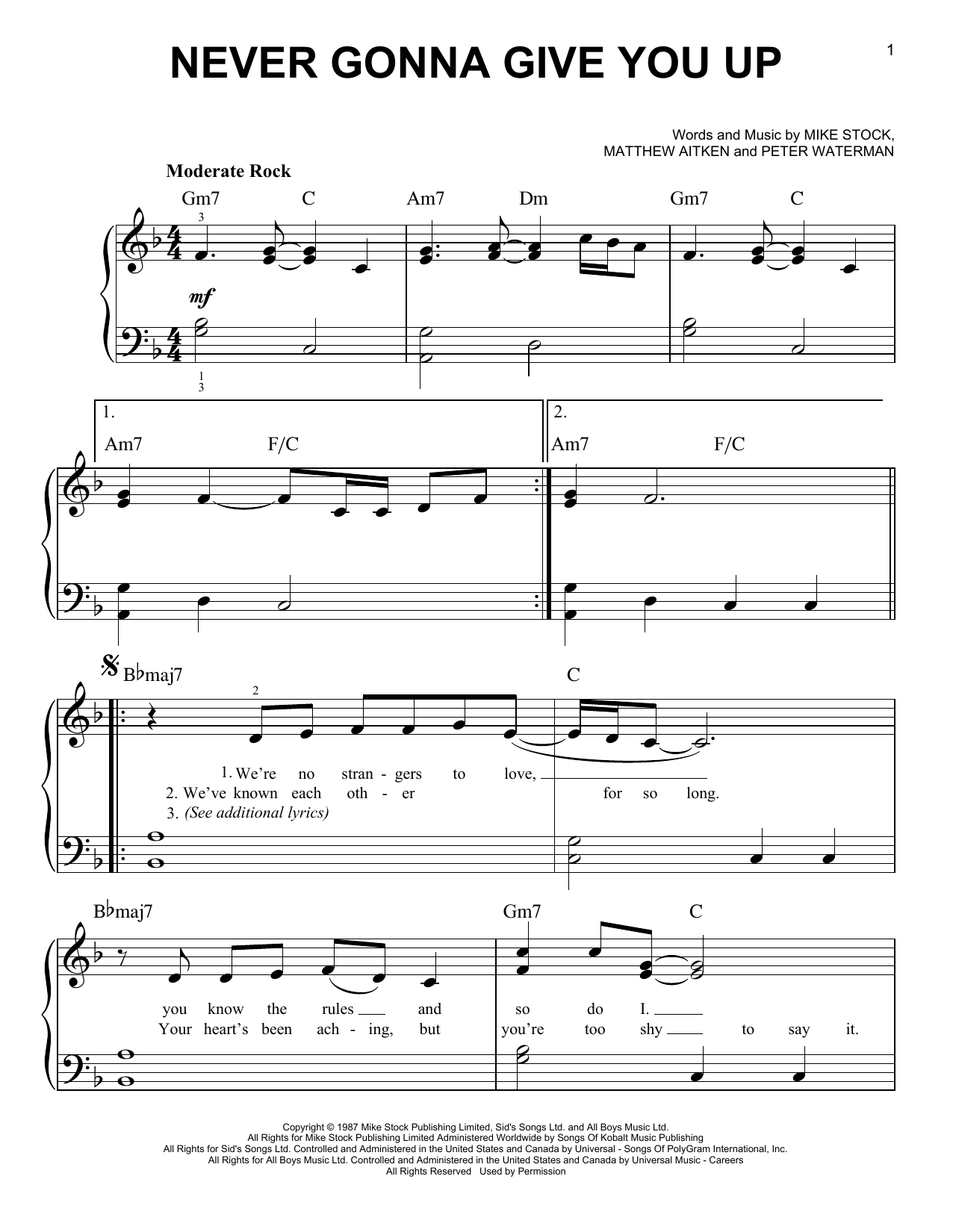 Never Gonna Give You Up Never Gonna Give You Up