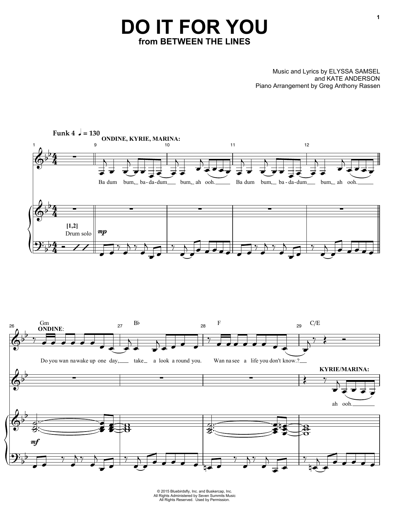 Do It For You (from Between The Lines) Do It For You (from Between The Lines)