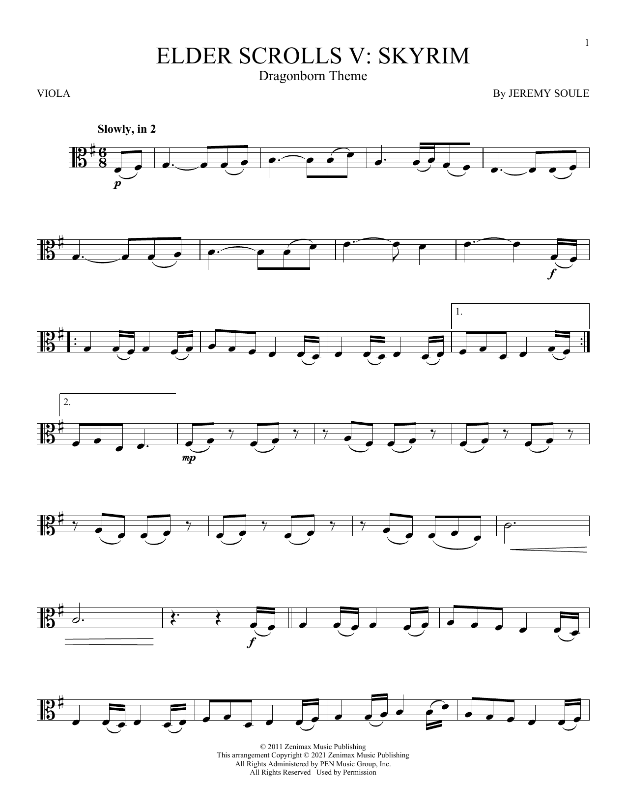 Dragonborn (Skyrim Theme) Dragonborn (Skyrim Theme)